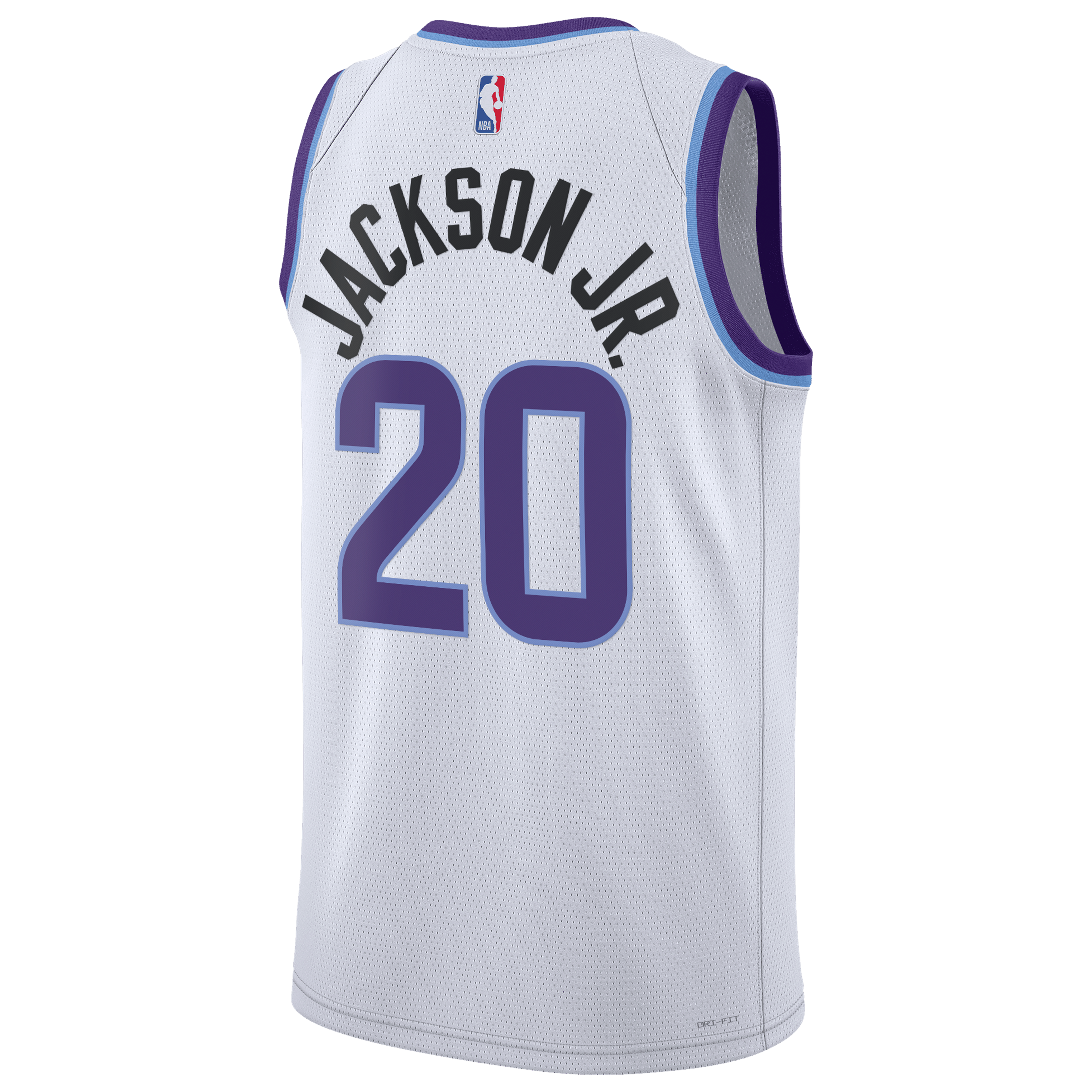 Jaren Jackson Utah Jazz Association Edition Jersey White NBA Youth Fan Wear Jaren Jackson