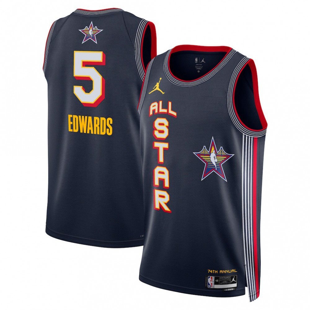 Anthony Edwards NBA All-Star Jersey Navy NBA Men Fan Wear