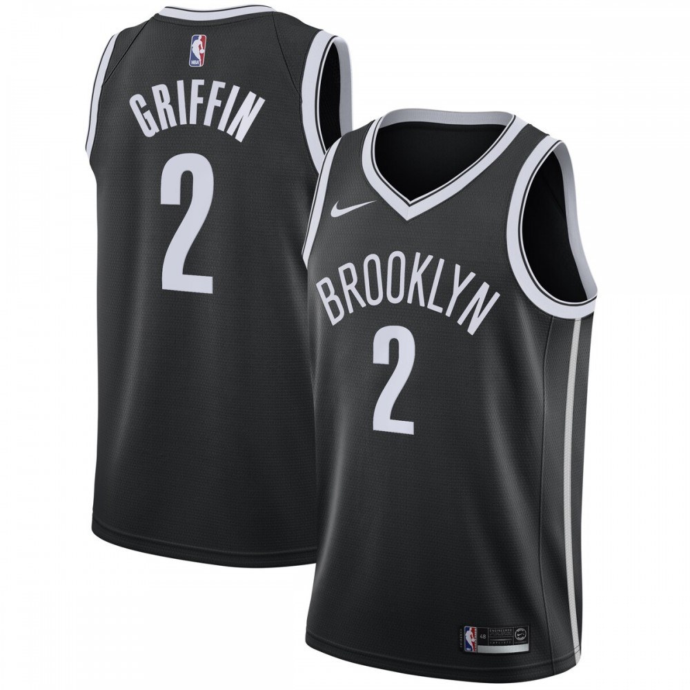 Blake Griffin Brooklyn Nets Swingman Jersey Black NBA Men Fan Wear Blake Griffin