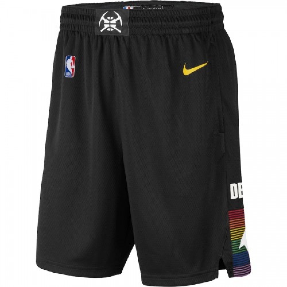 Denver Nuggets Swingman Jersey Black NBA Women Fan Wear