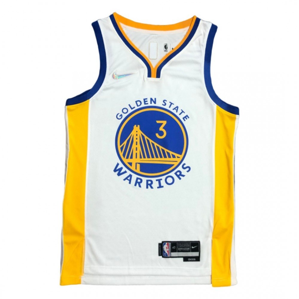 Jordan Poole Golden State Warriors Association Edition Jersey White NBA Women Fan Wear Jordan Poole