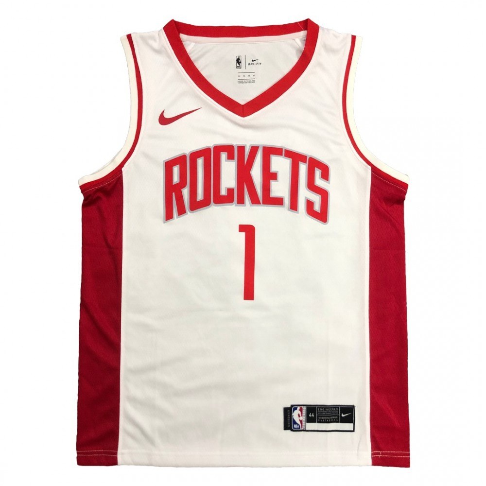 Tracy McGrady Houston Rockets Association Edition Jersey White NBA Men Fan Wear Tracy McGrady