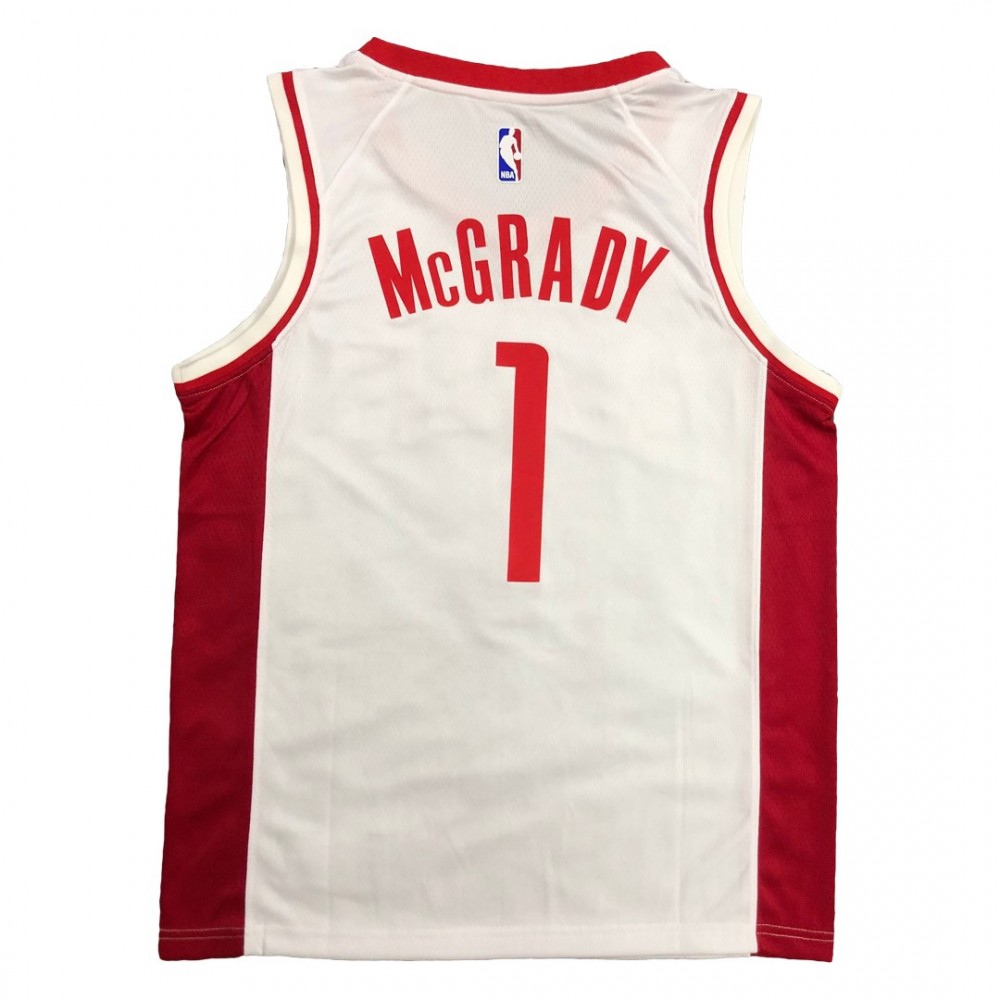 Tracy McGrady Houston Rockets Association Edition Jersey White NBA Men Fan Wear