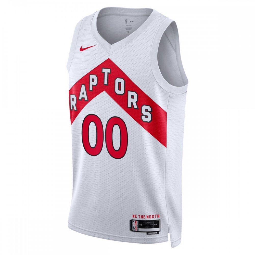 Toronto Raptors Association Edition Jersey White NBA Men Fan Wear Custom Number