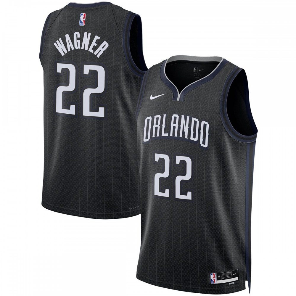 Franz Wagner Orlando Magic Swingman Jersey Black NBA Women Fan Wear Franz Wagner