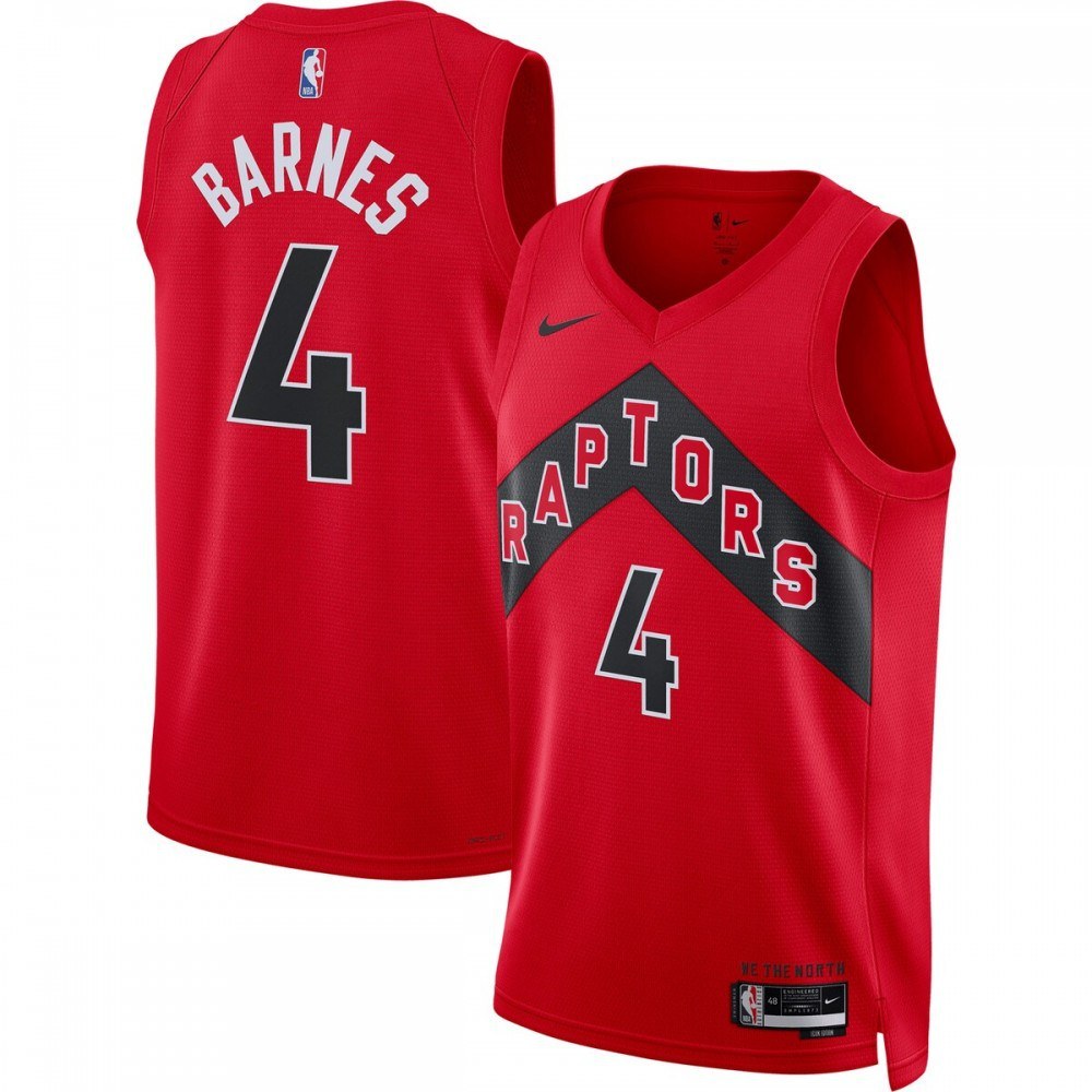 Scottie Barnes Toronto Raptors Swingman Jersey Red NBA Youth Fan Wear