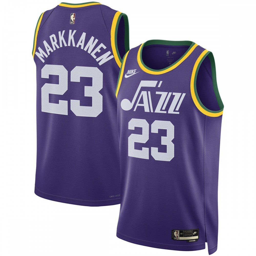 Lauri Markkanen Utah Jazz Swingman Jersey Purple NBA Men Fan Wear