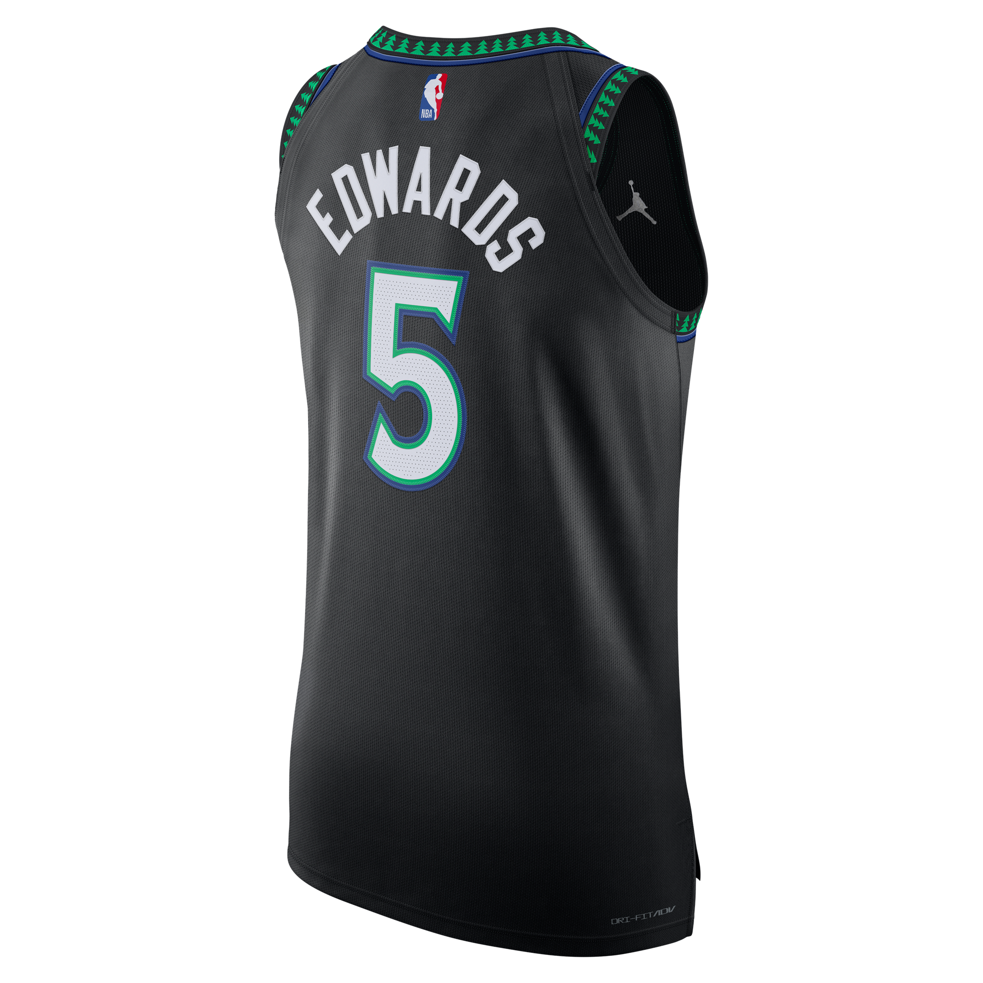 Anthony Edwards Minnesota Timberwolves Statement Edition Jersey Black NBA Youth Fan Wear