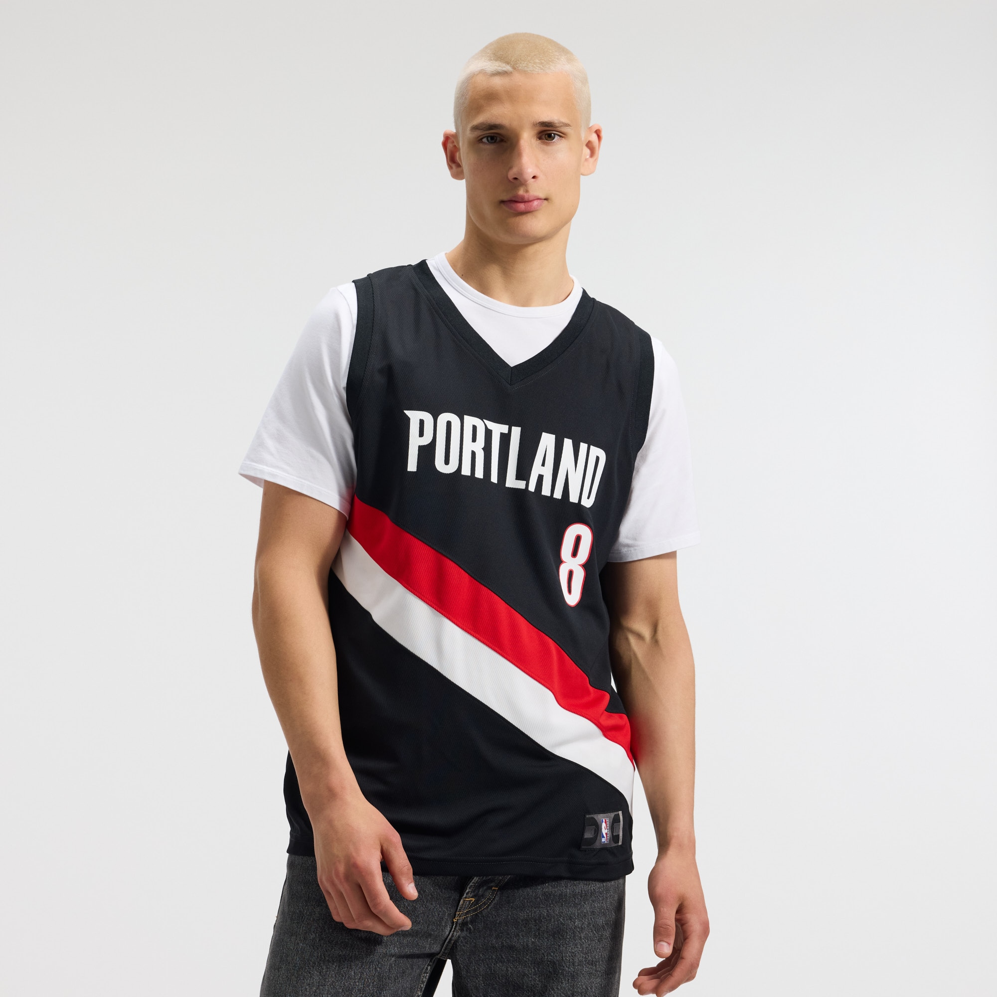 Deni Avdija Portland Trail Blazers Fast Break Jersey Black NBA Men Fan Wear