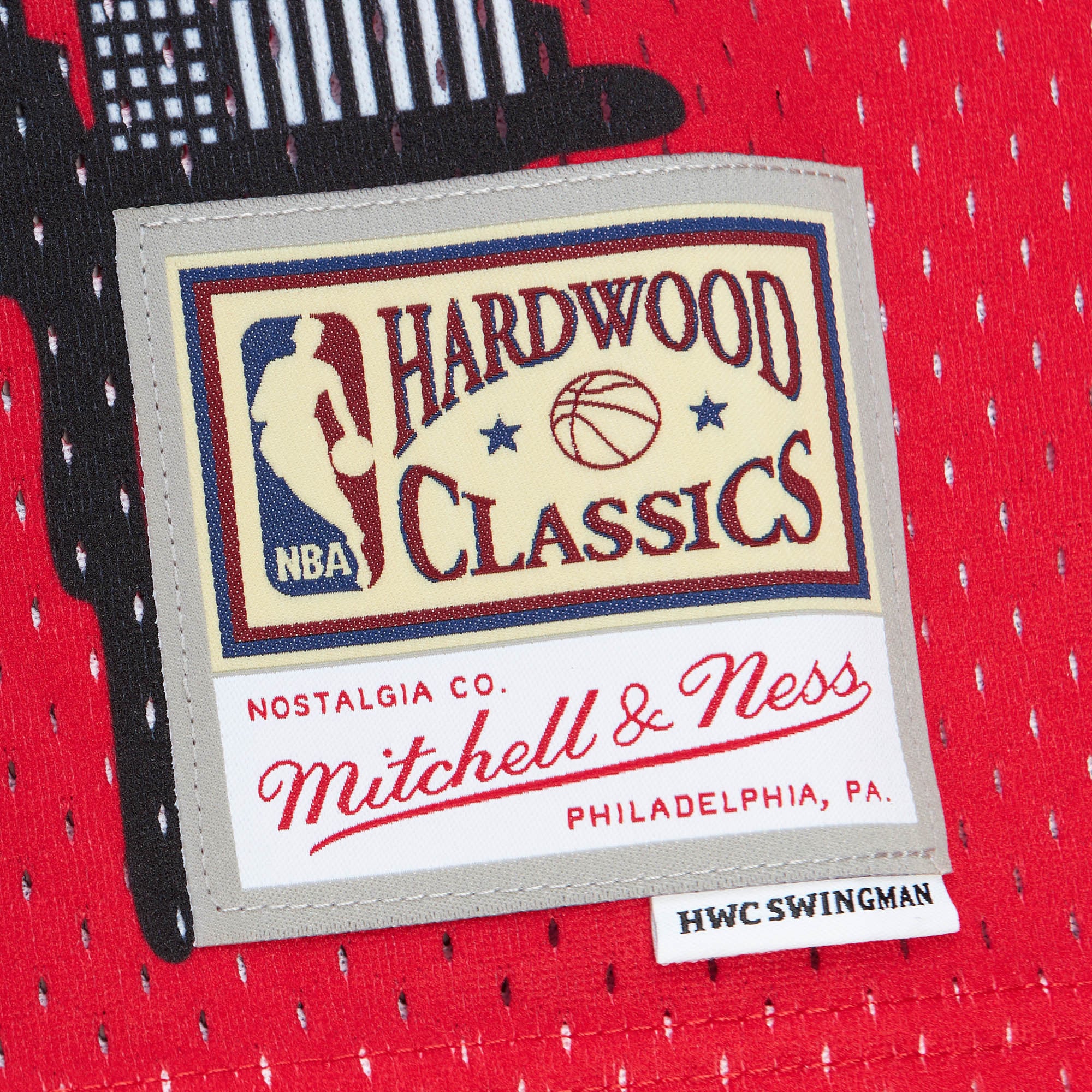 Chicago Bulls Hardwood Classics Jersey Red NBA Men Fan Wear