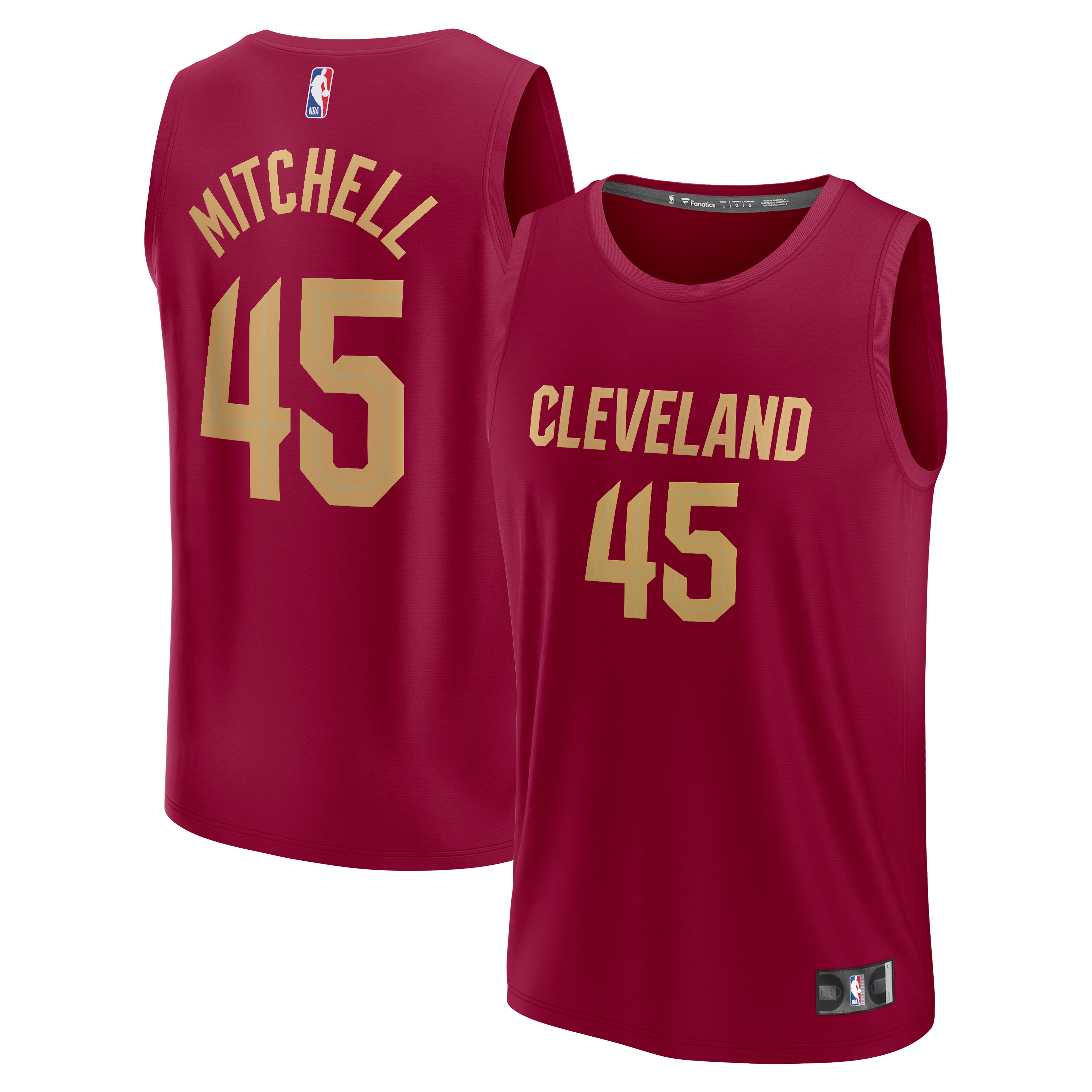 Donovan Mitchell Cleveland Cavaliers Jersey NBA Men Fan Wear