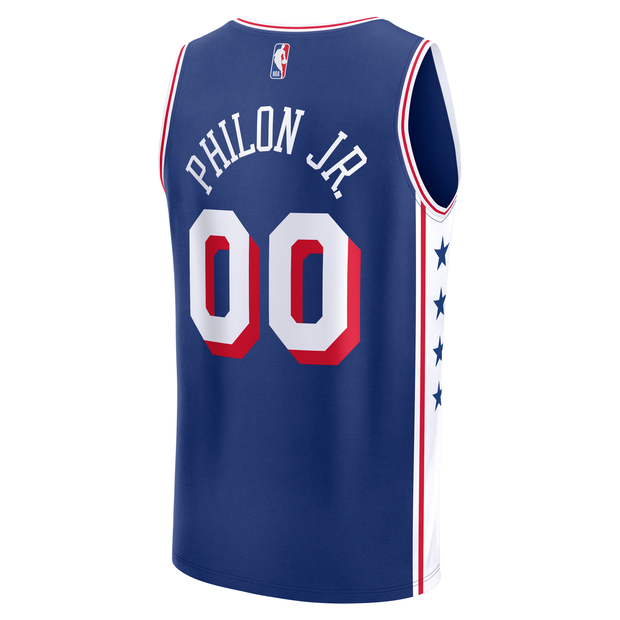 Labaron Philon Philadelphia 76ers Icon Edition Jersey Royal NBA Youth Fan Wear