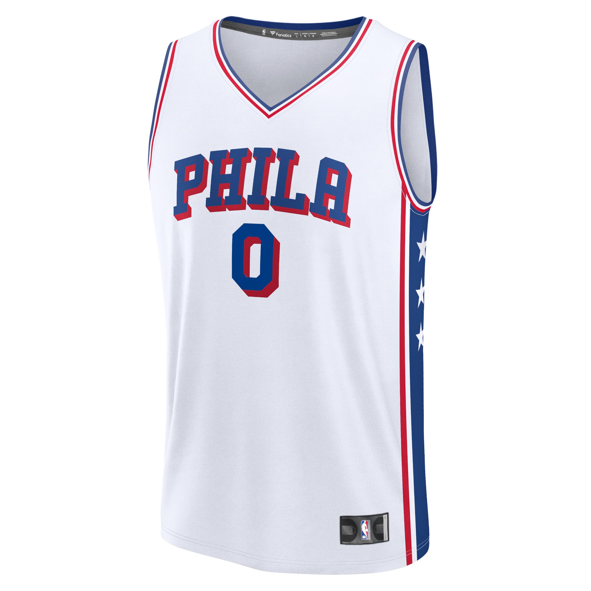 Tyrese Maxey Philadelphia 76ers Association Edition Jersey White NBA Women Fan Wear Tyrese Maxey