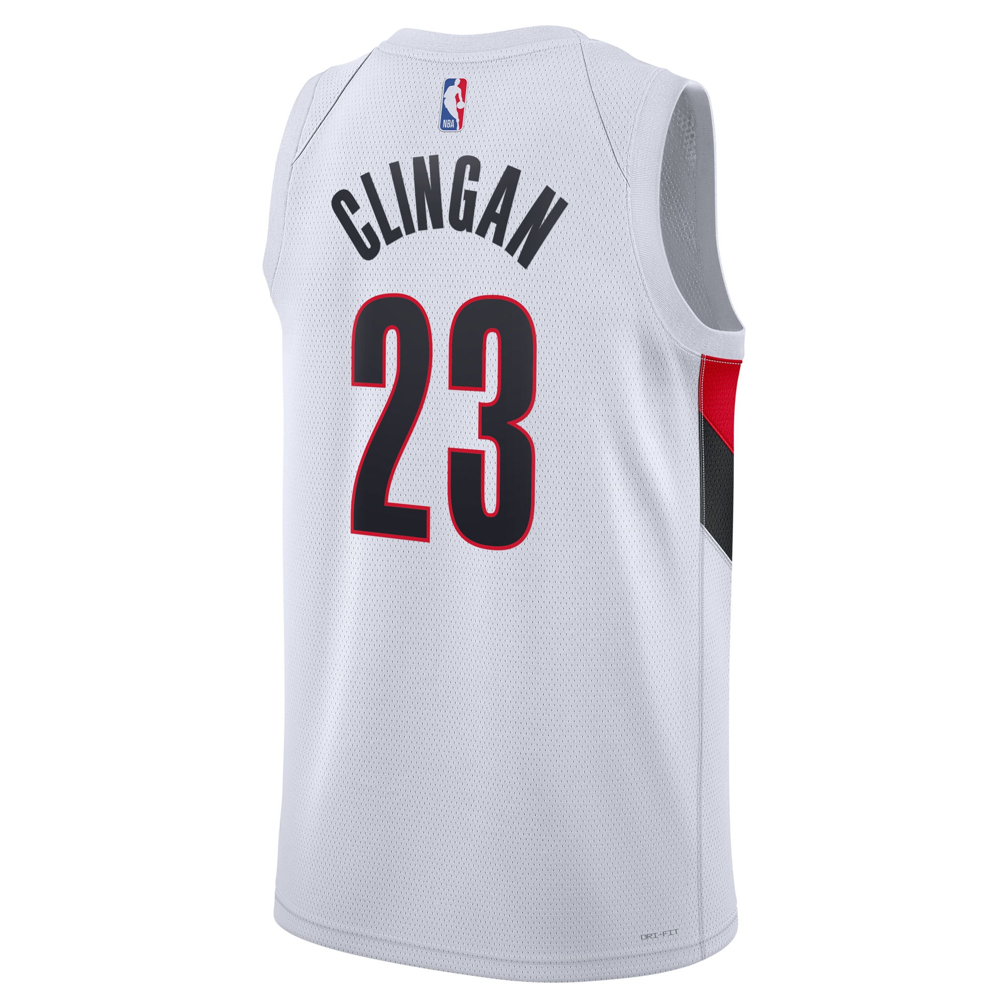 Donovan Clingan Portland Trail Blazers Jersey NBA Men Fan Wear Donovan Clingan