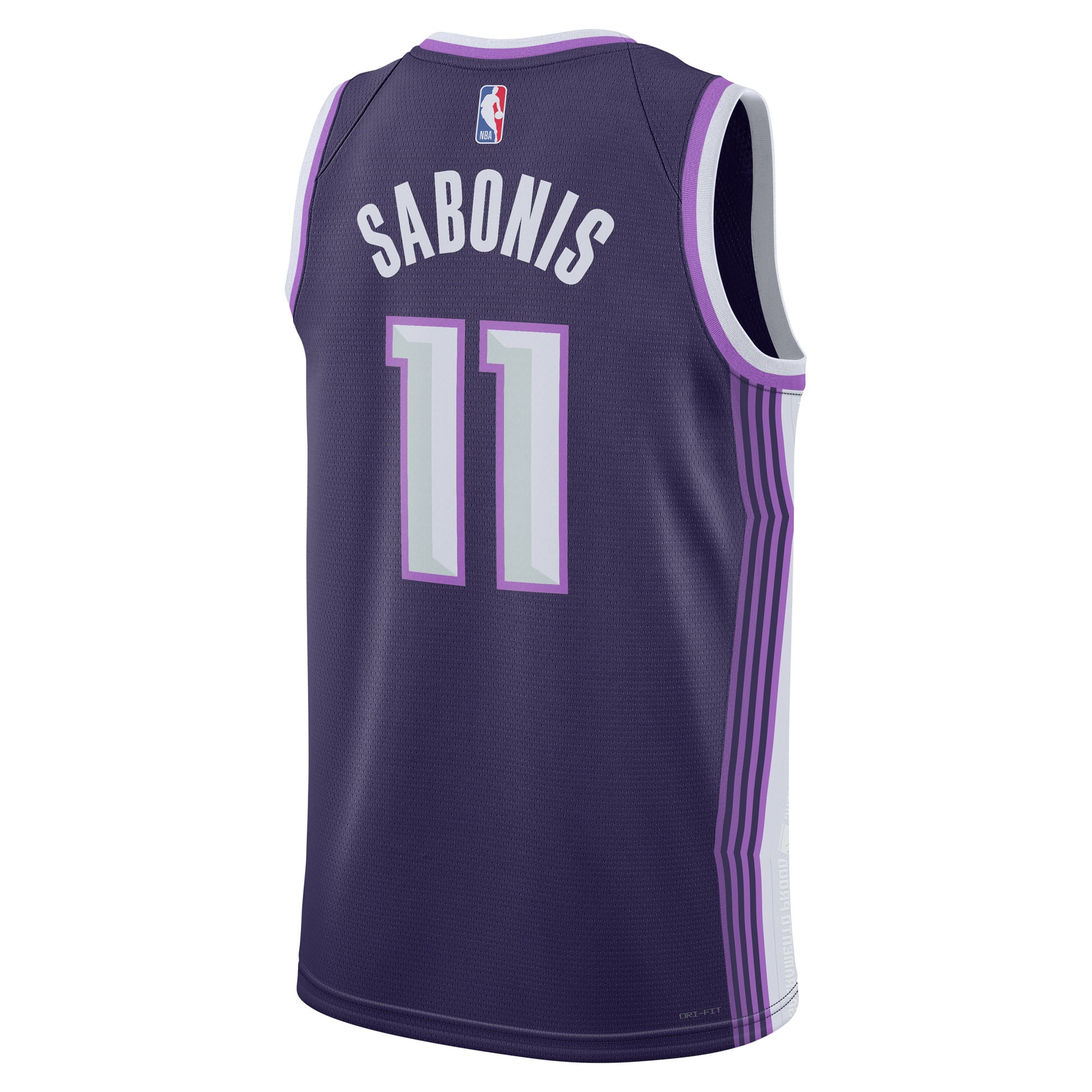 Domantas Sabonis Sacramento Kings Jersey Purple NBA Women Fan Wear Domantas Sabonis