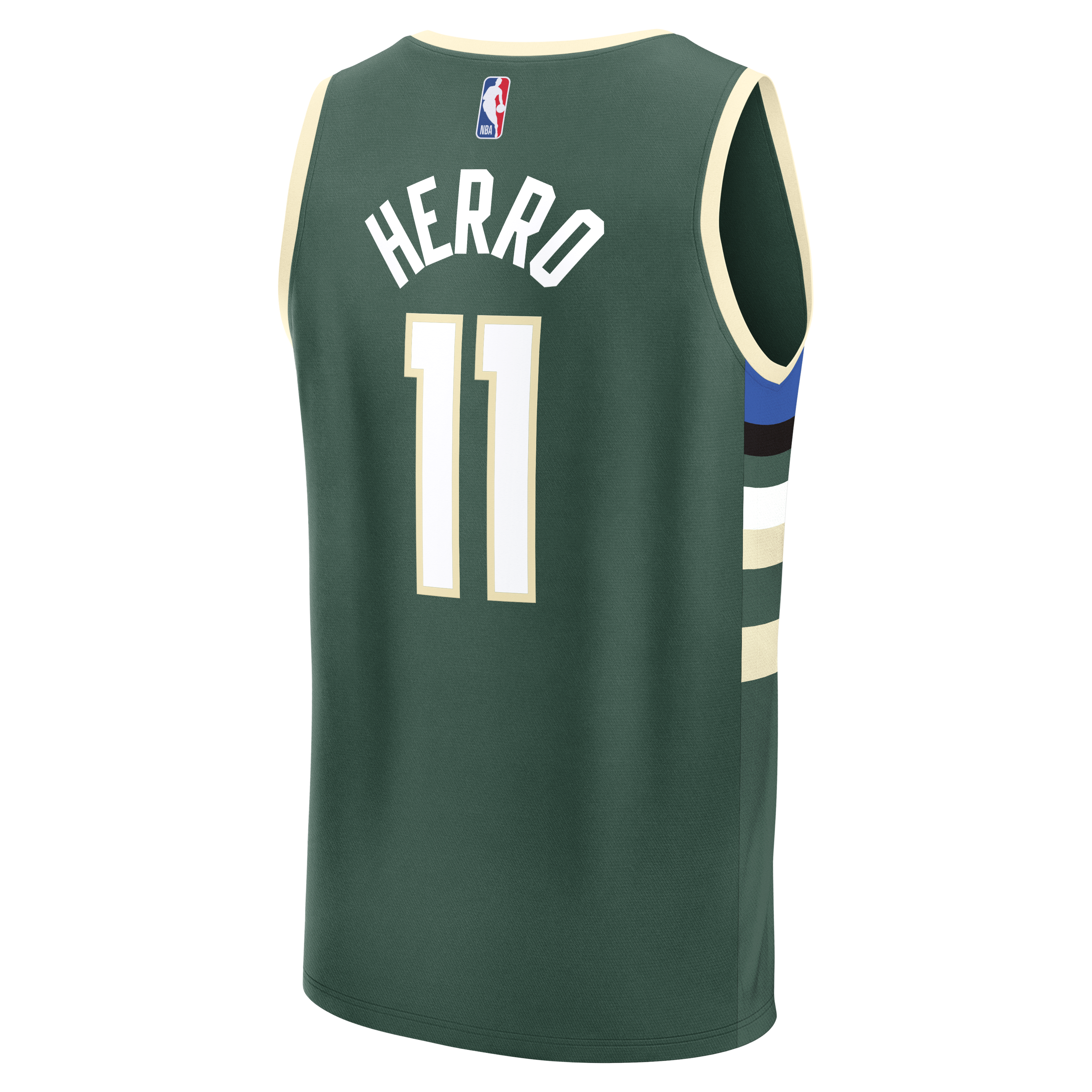 Tyler Herro Milwaukee Bucks Jersey Green NBA Men Fan Wear Tyler Herro