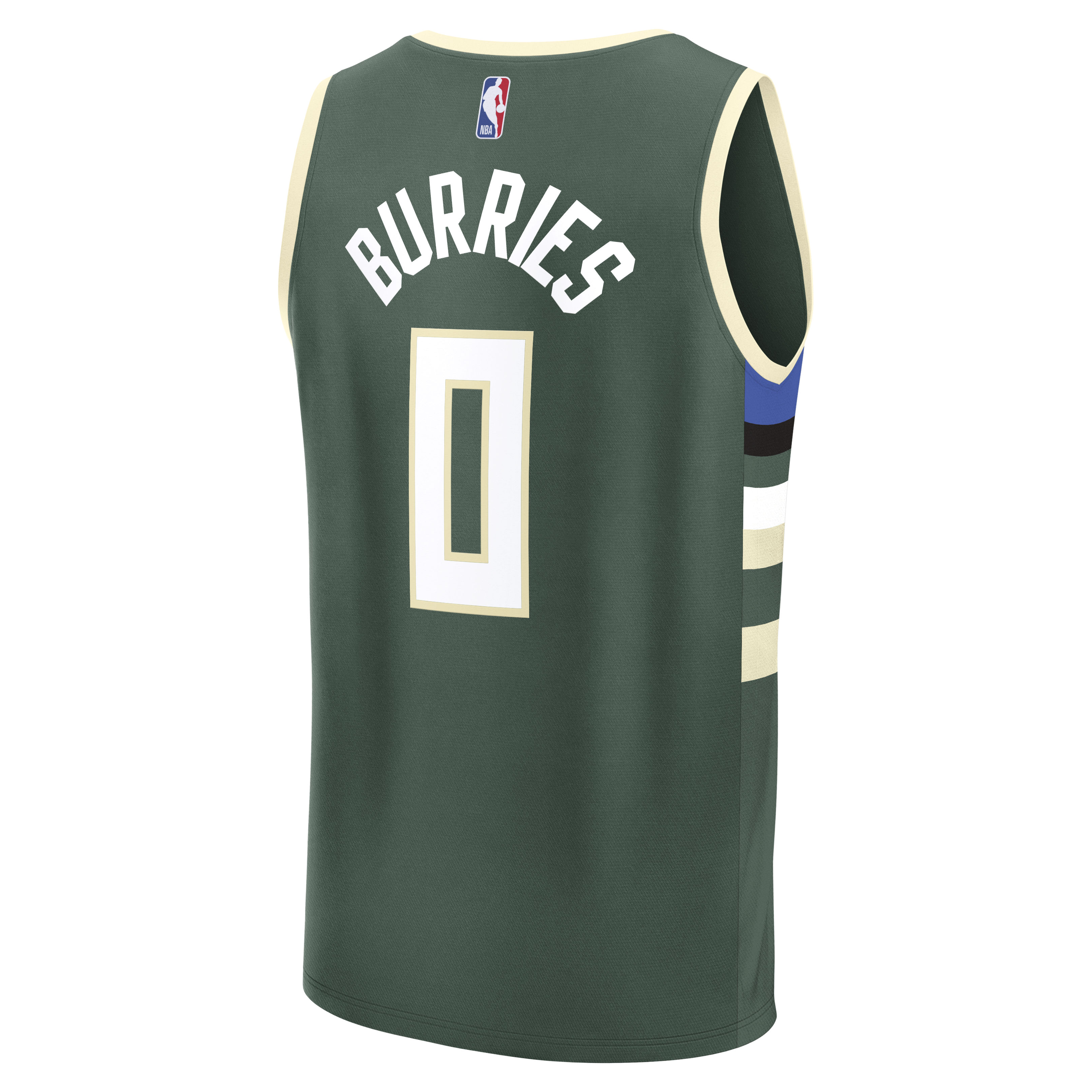 Brayden Burries Milwaukee Bucks Fast Break Jersey NBA Men Fan Wear