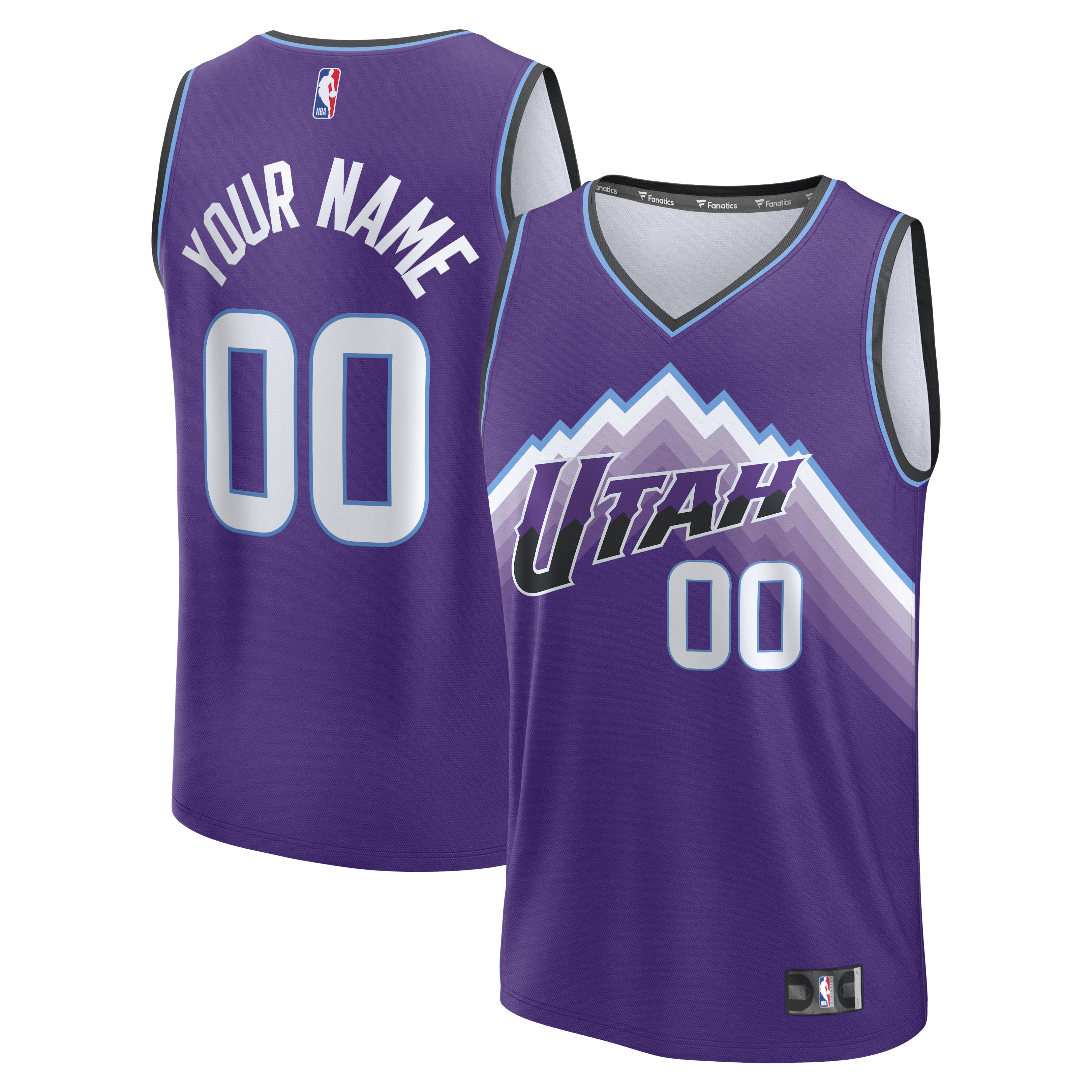 Utah Jazz Icon Edition Jersey Purple NBA Youth Fan Wear