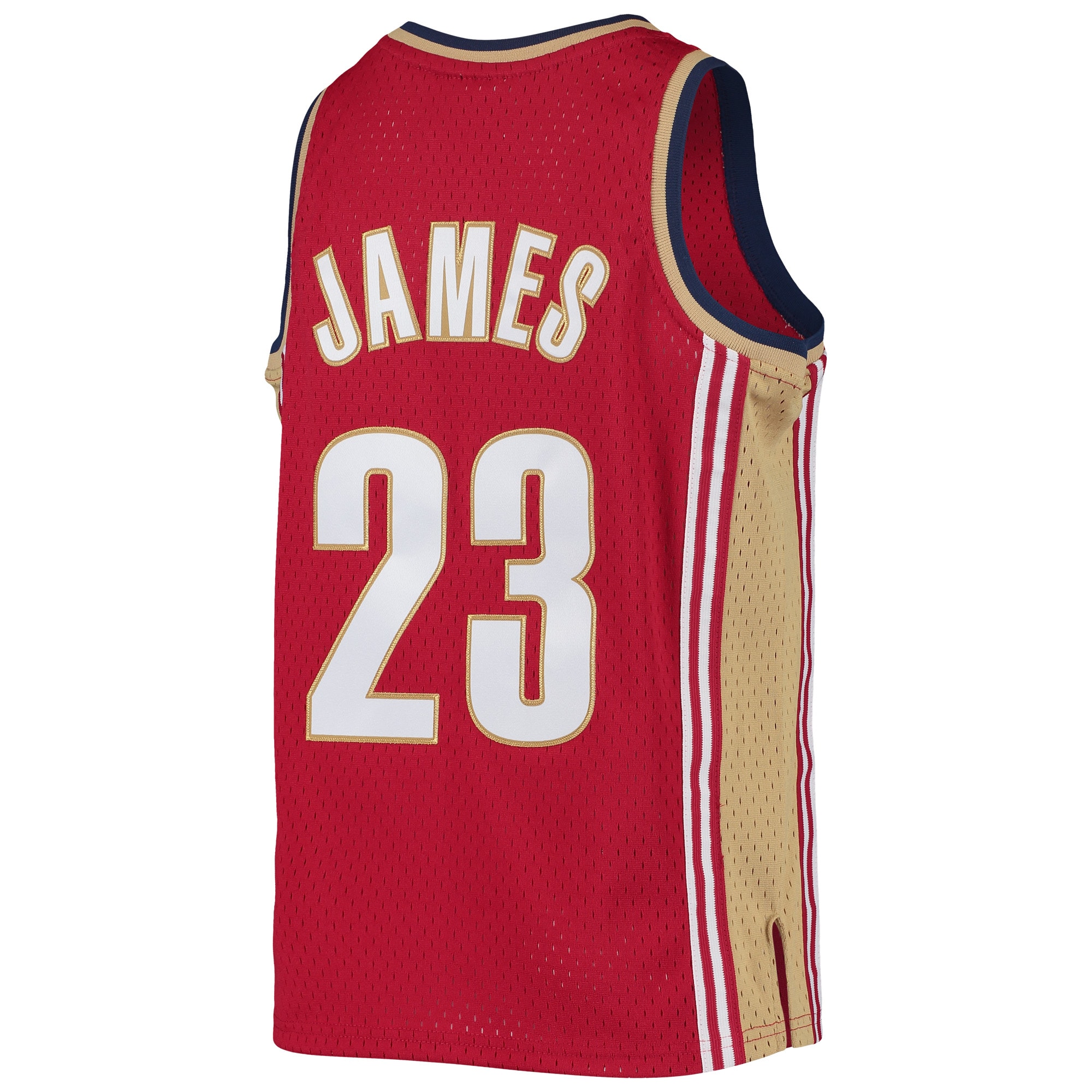 LeBron James Cleveland Cavaliers Hardwood Classics Jersey NBA Women Fan Wear