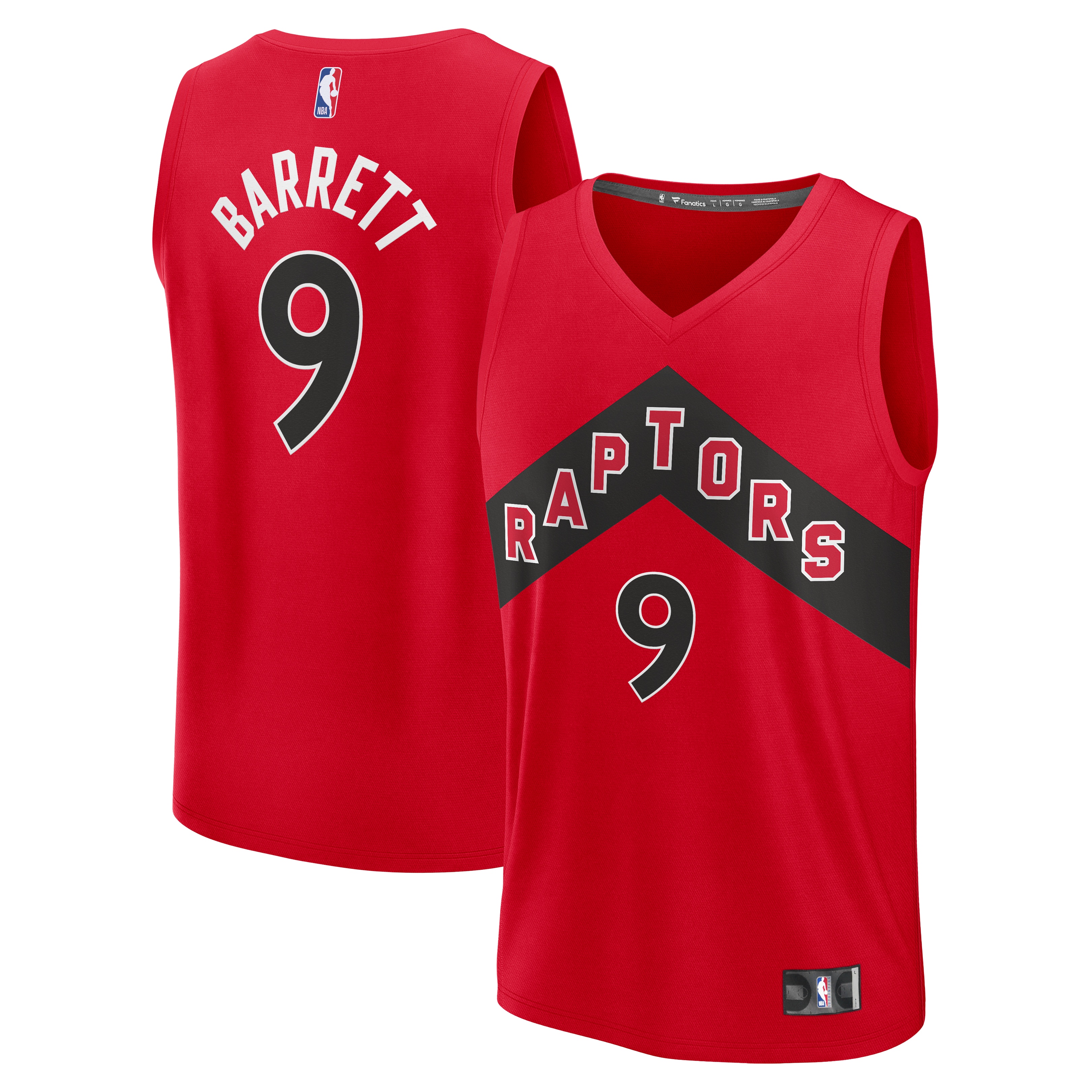RJ Barrett Toronto Raptors Jersey Red NBA Youth Fan Wear