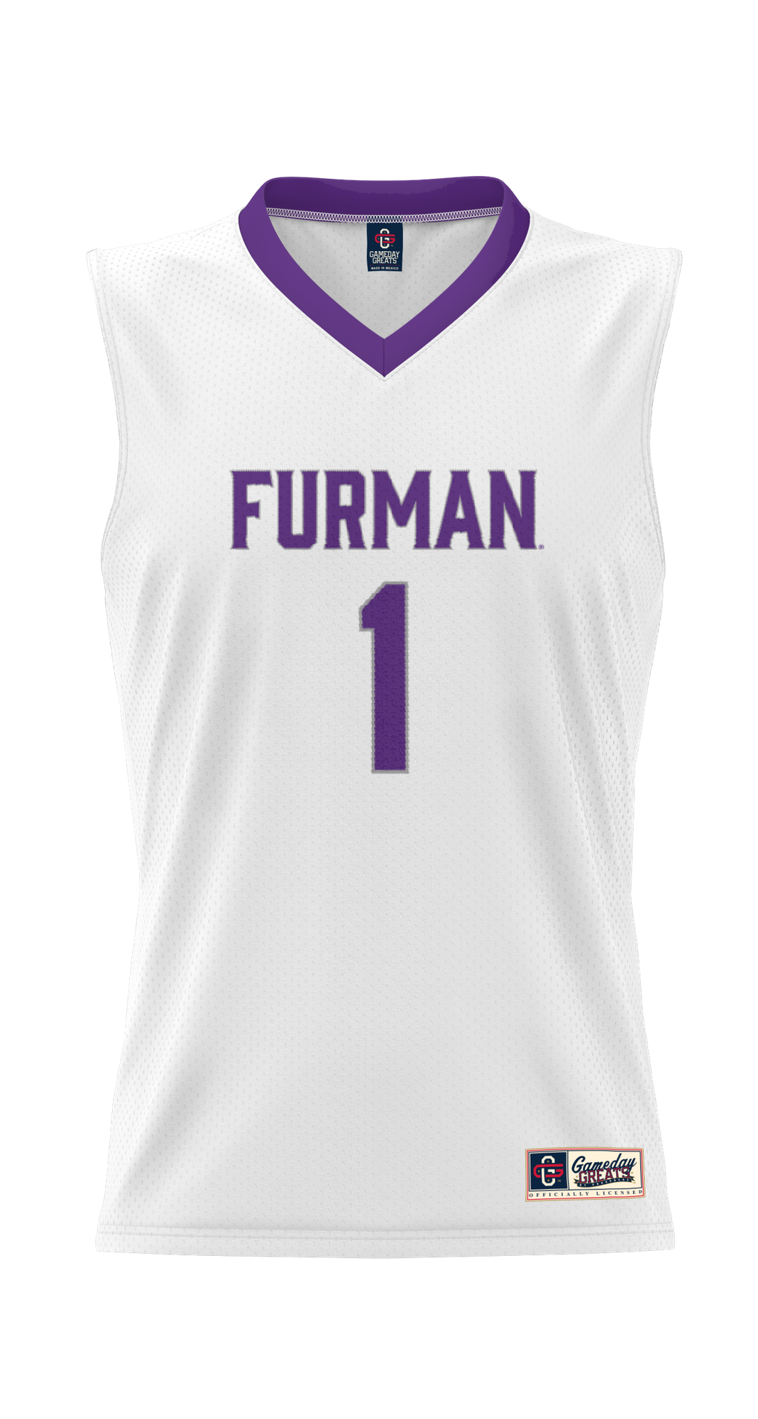 Furman Paladins NBA Jersey White NBA Women Fan Wear Furman Paladins