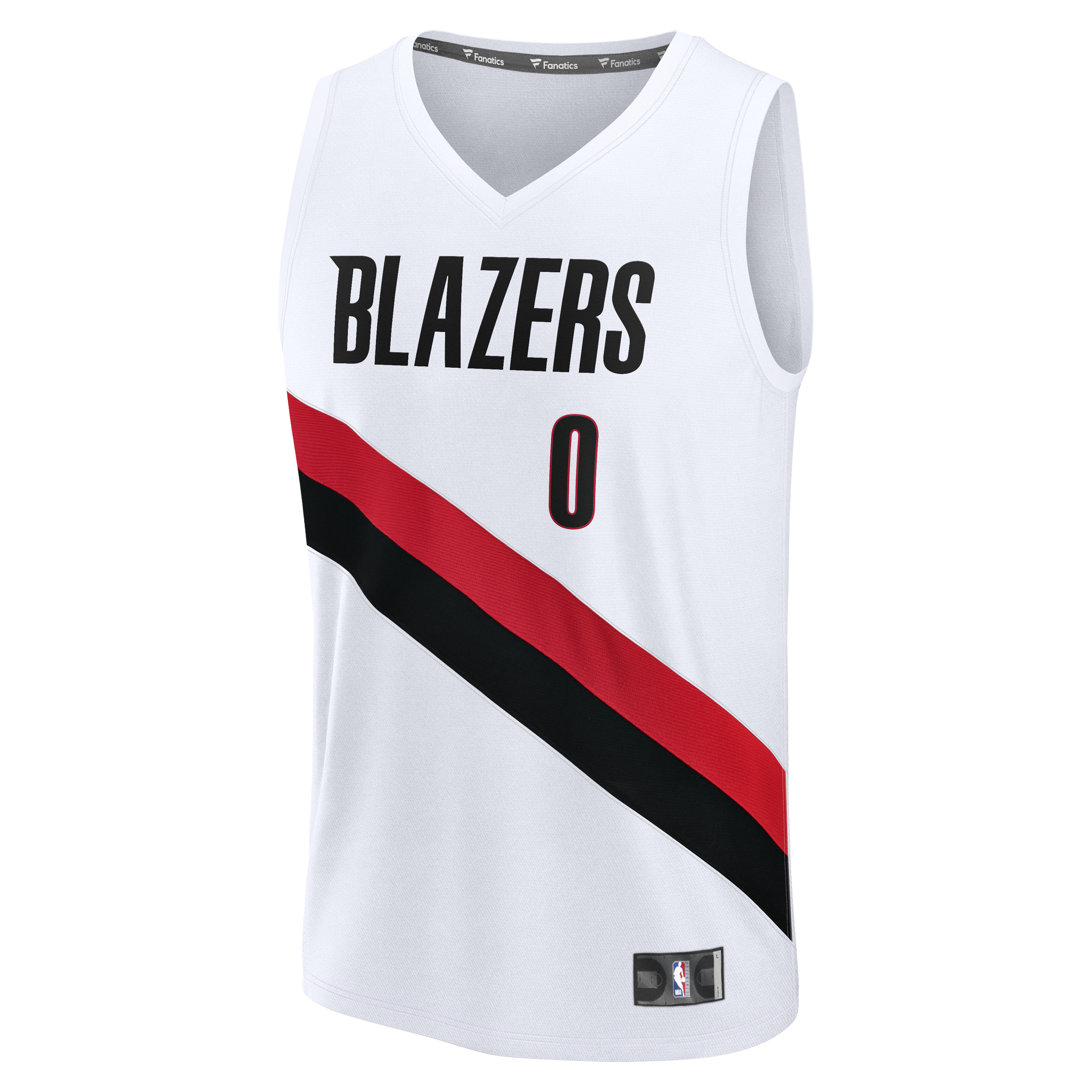 Damian Lillard Portland Trail Blazers Fast Break Jersey White NBA Youth Fan Wear Damian Lillard