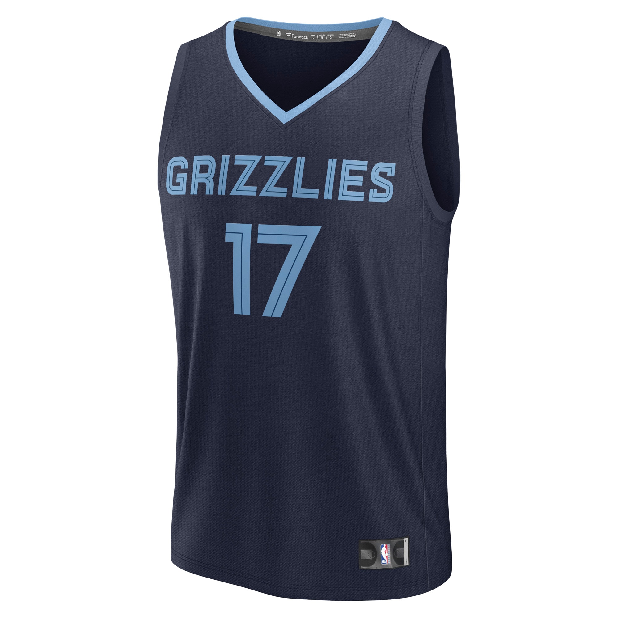 Yuki Kawamura Memphis Grizzlies Fast Break Jersey Navy NBA Men Fan Wear Yuki Kawamura