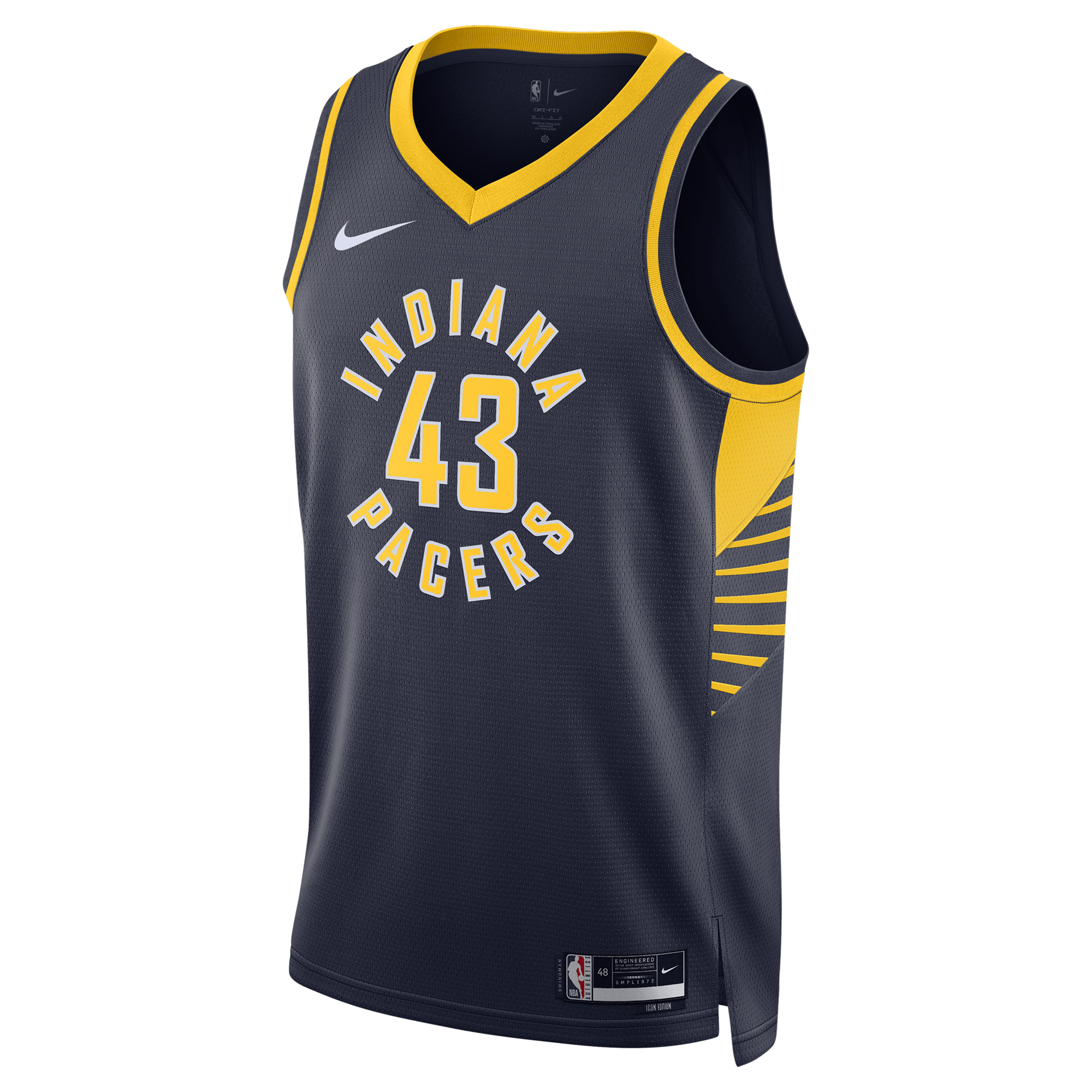 Pascal Siakam Indiana Pacers Jersey Navy NBA Men Fan Wear