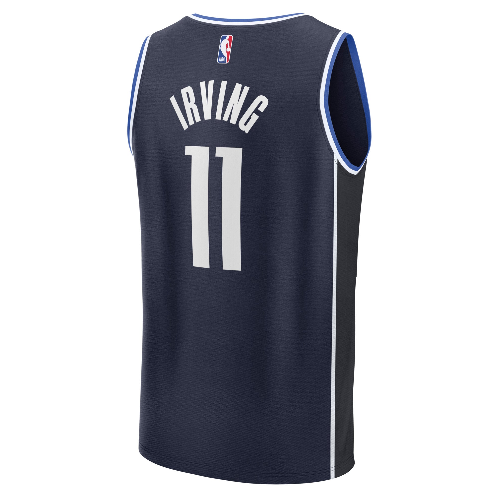 Kyrie Irving Dallas Mavericks Statement Edition Jersey Navy NBA Men Fan Wear Kyrie Irving