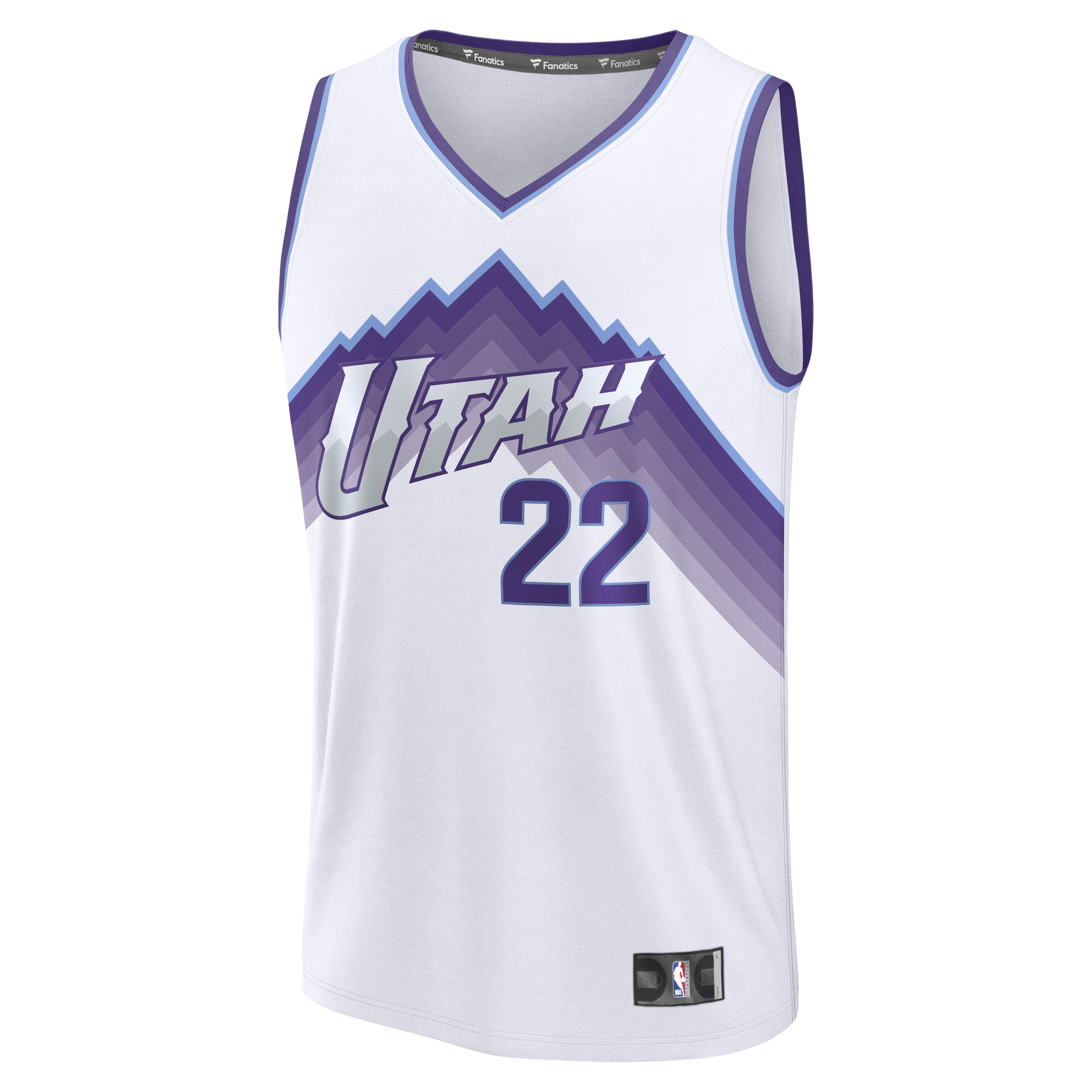 Darryn Peterson Utah Jazz Association Edition Jersey White NBA Youth Fan Wear