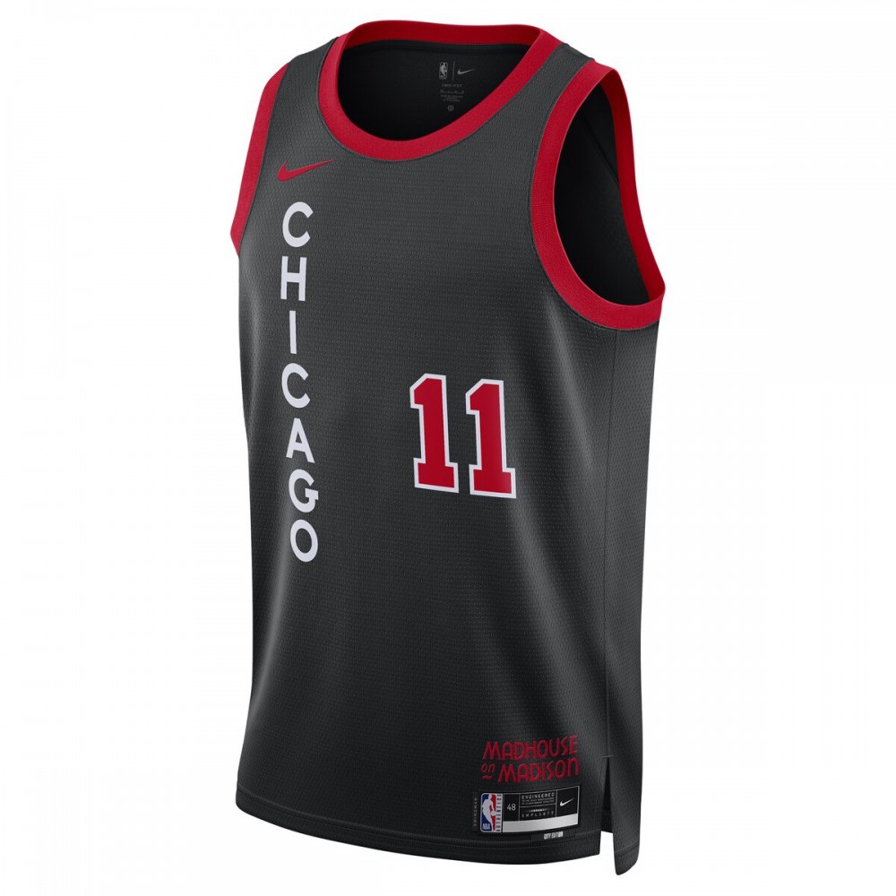 DeMar DeRozan Chicago Bulls Swingman Jersey Black NBA Men Fan Wear