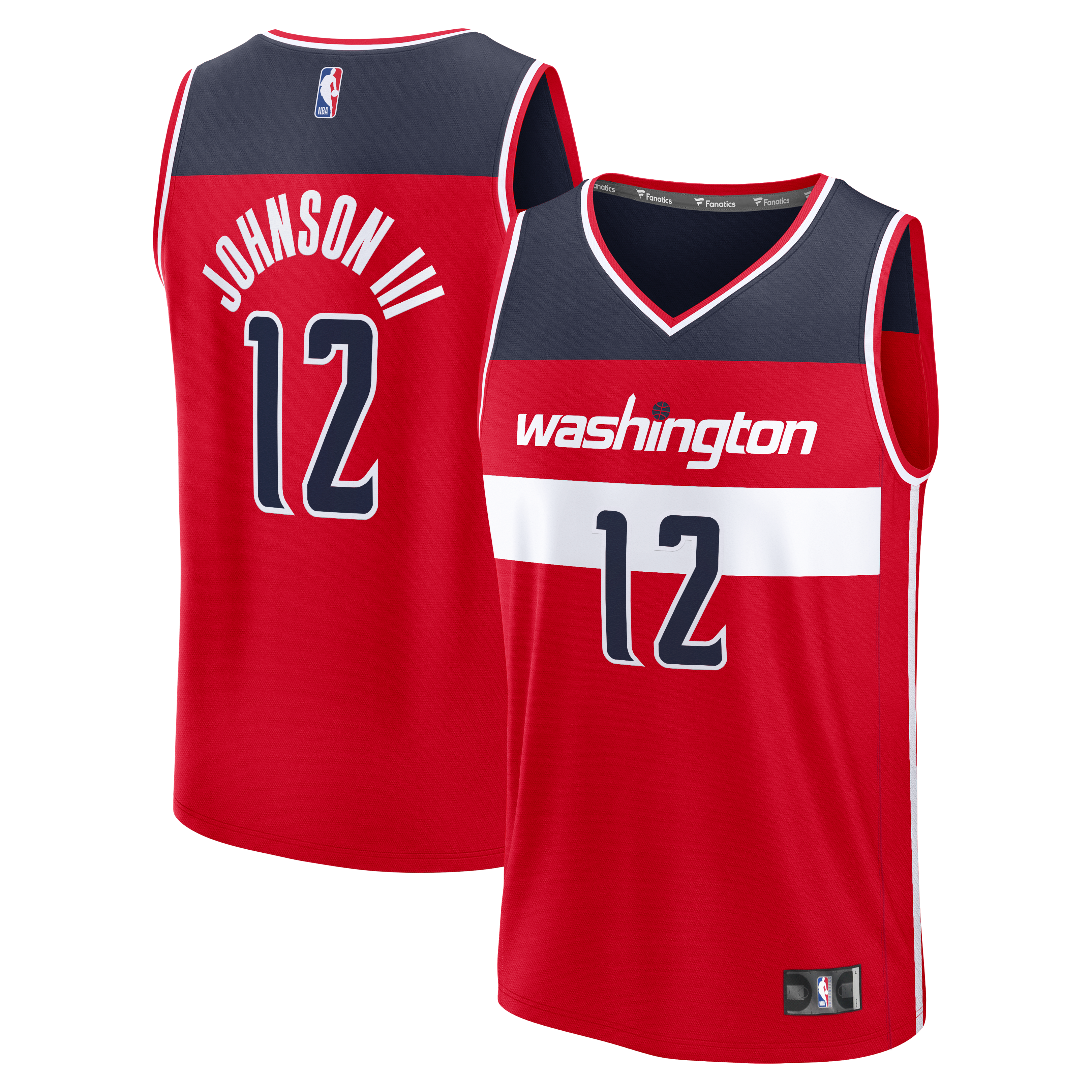 Tre Johnson Washington Wizards Fast Break Jersey Red NBA Men Fan Wear
