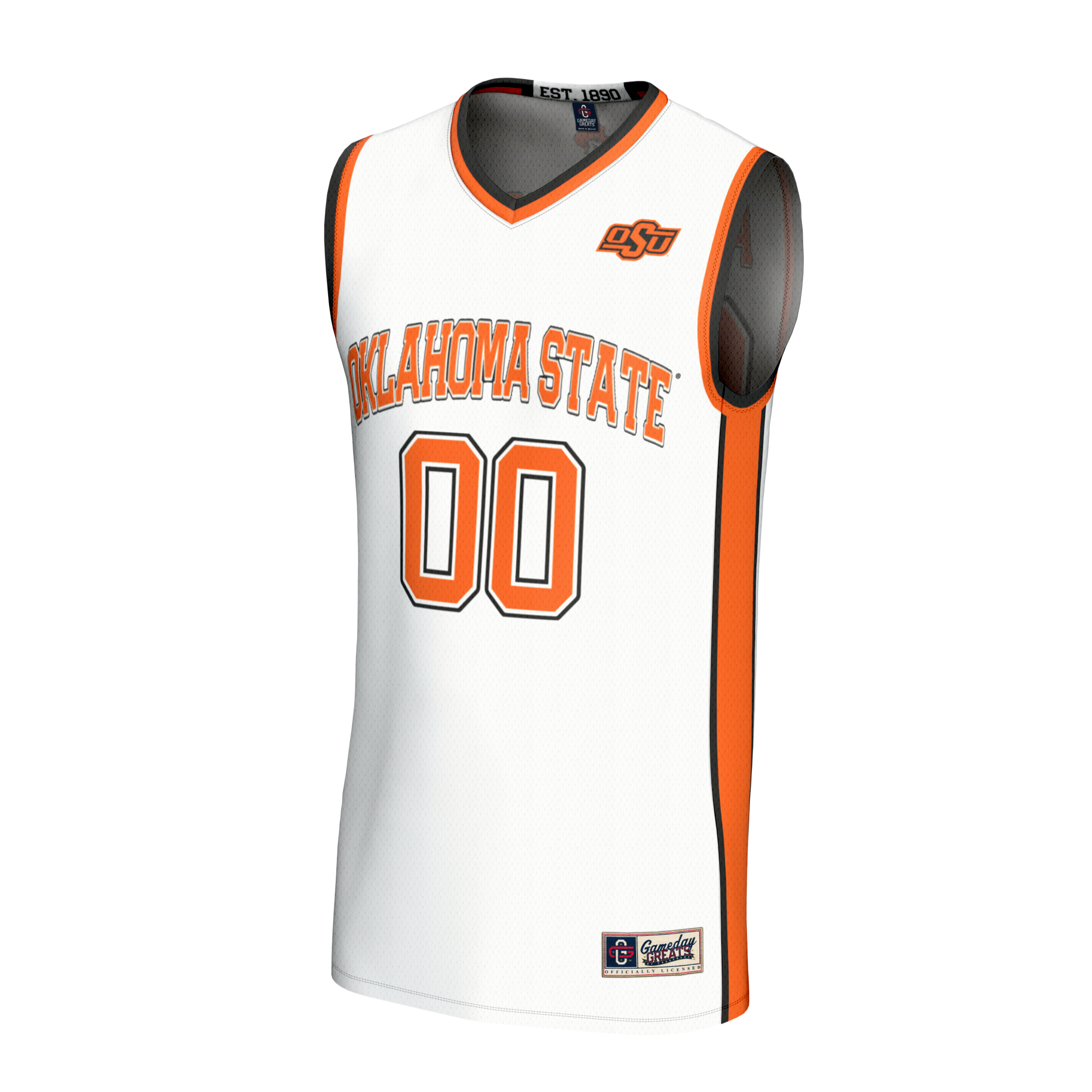 Oklahoma Cowboys Collegiate NBA Jersey White NBA Men Fan Wear Oklahoma Cowboys Collegiate