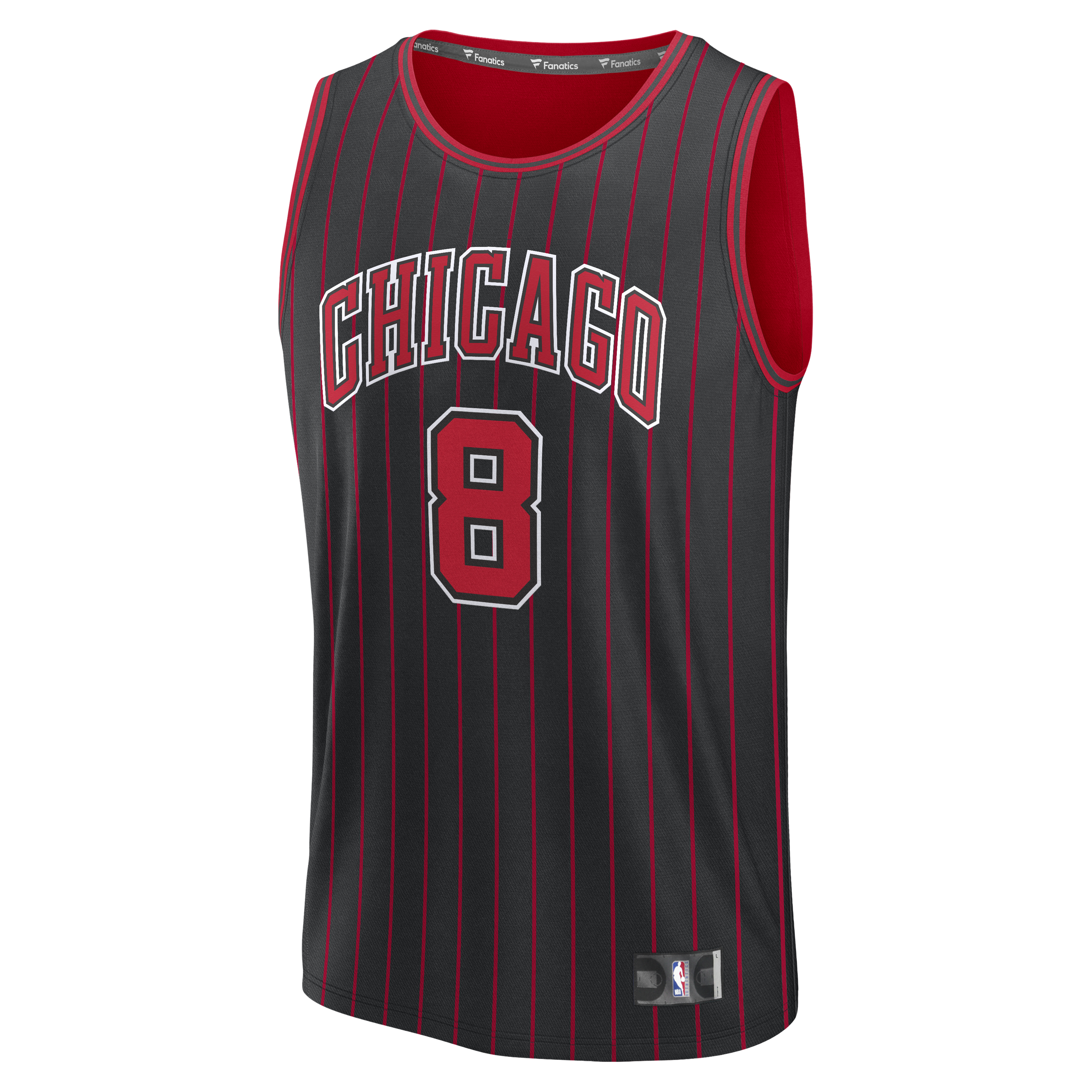 Caleb Wilson Chicago Bulls Fast Break Jersey Black NBA Women Fan Wear Caleb Wilson