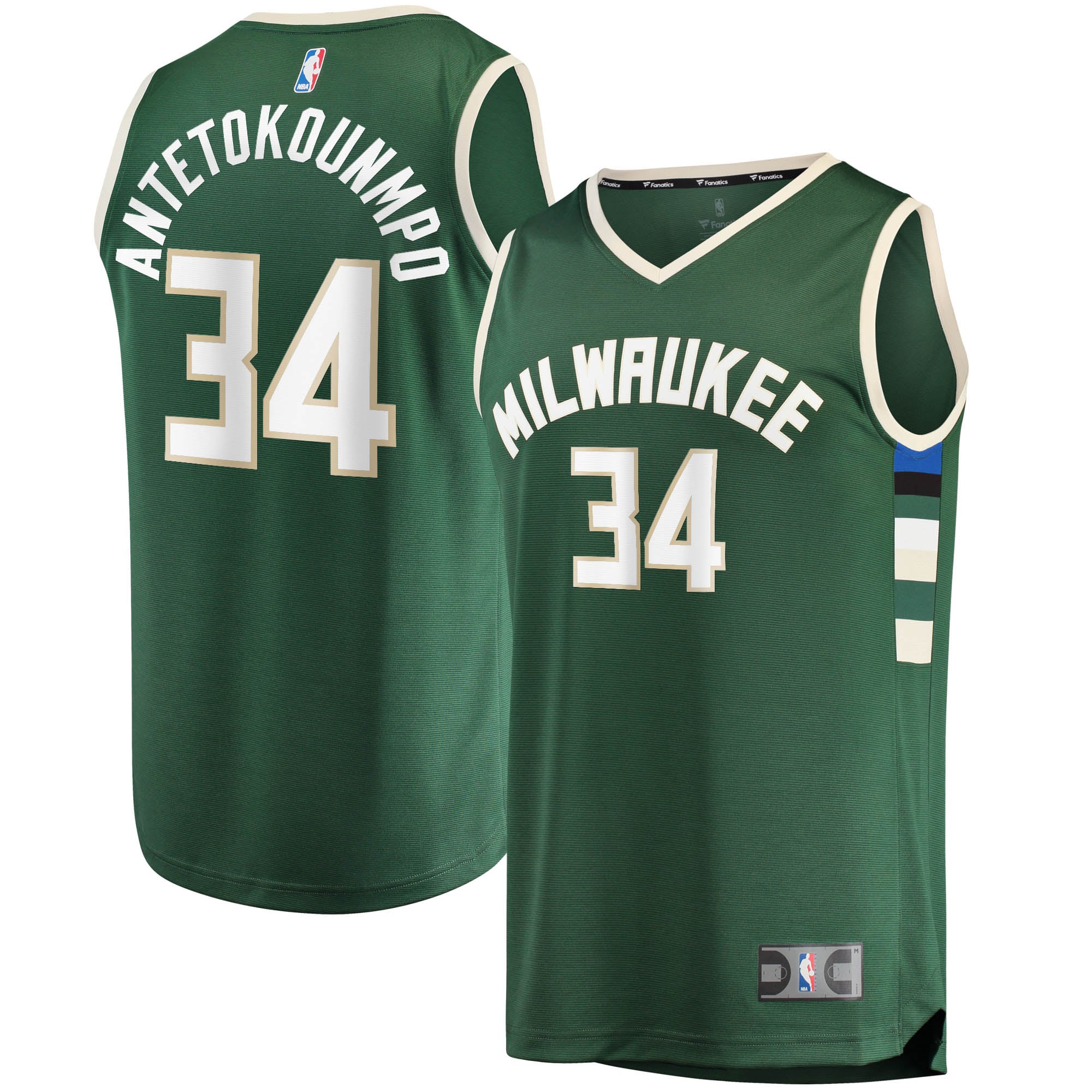 Giannis Antetokounmpo Milwaukee Bucks Swingman Jersey NBA Youth Fan Wear Giannis Antetokounmpo