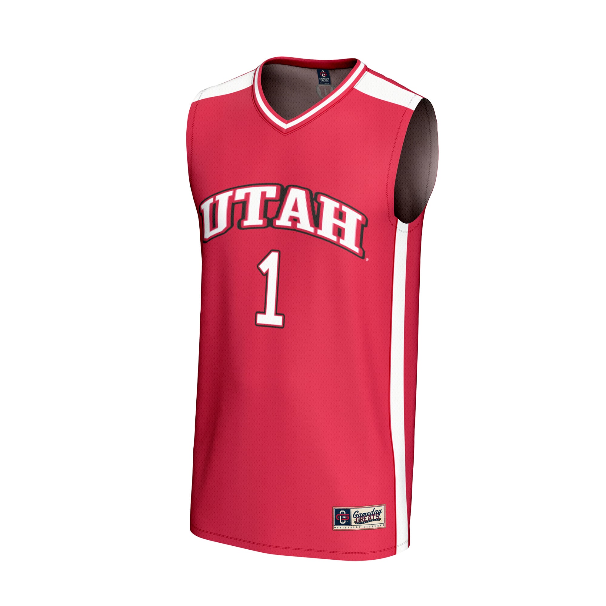 Utah Utes NBA Jersey Red NBA Women Fan Wear Utah Utes