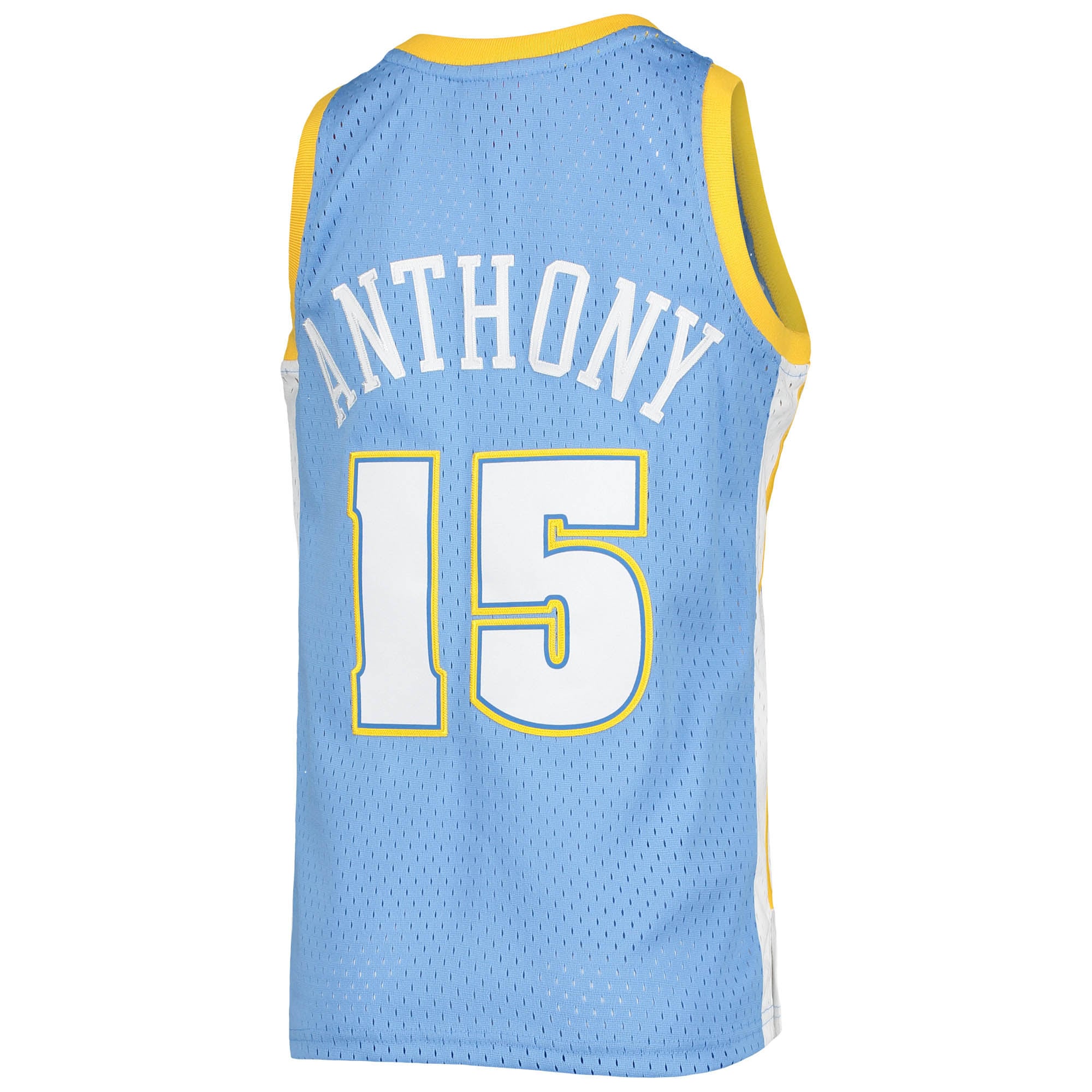 Carmelo Anthony Denver Nuggets Jersey Powder Blue NBA Men Fan Wear
