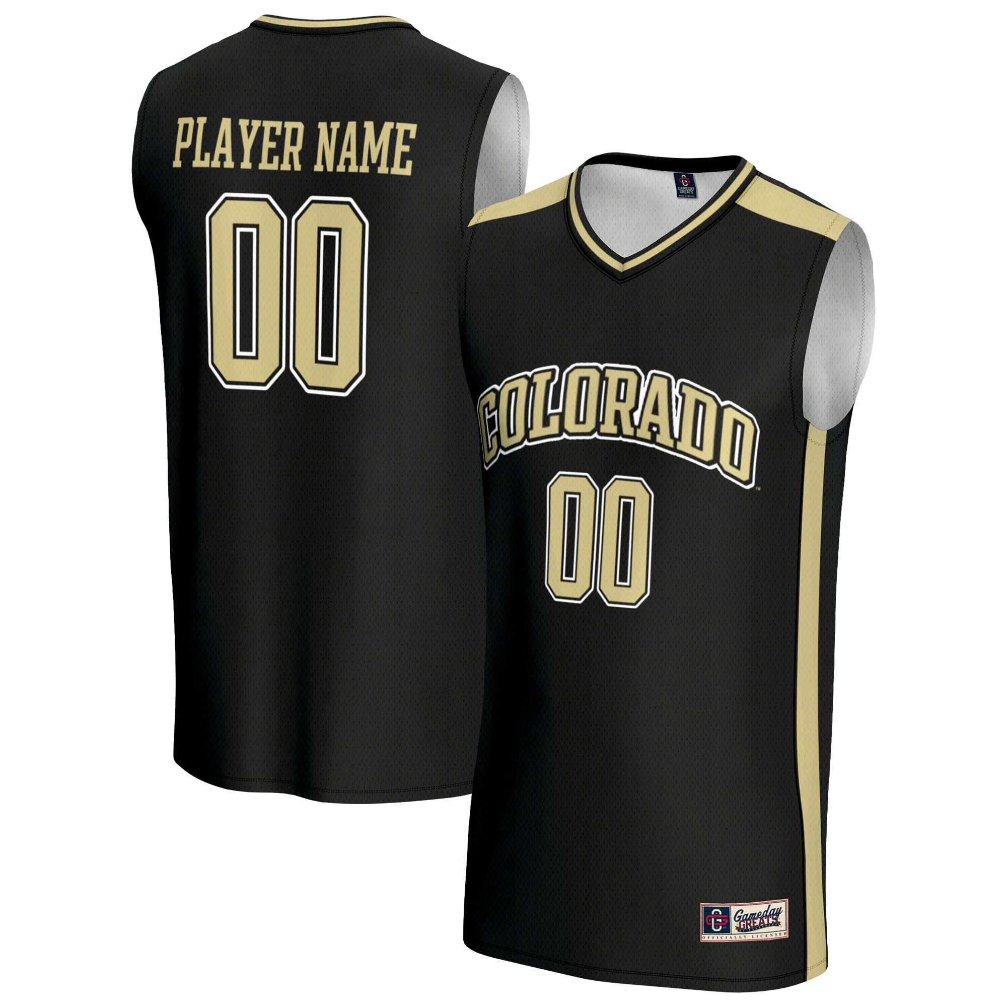 Colorado Buffaloes NIL NBA Jersey Black NBA Men Fan Wear