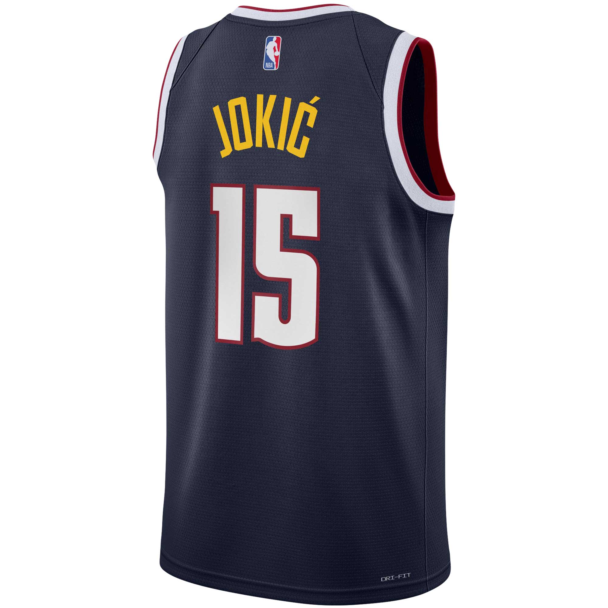 Nikola Jokic Denver Nuggets Player Jersey No.15 Navy NBA Youth Fan Wear