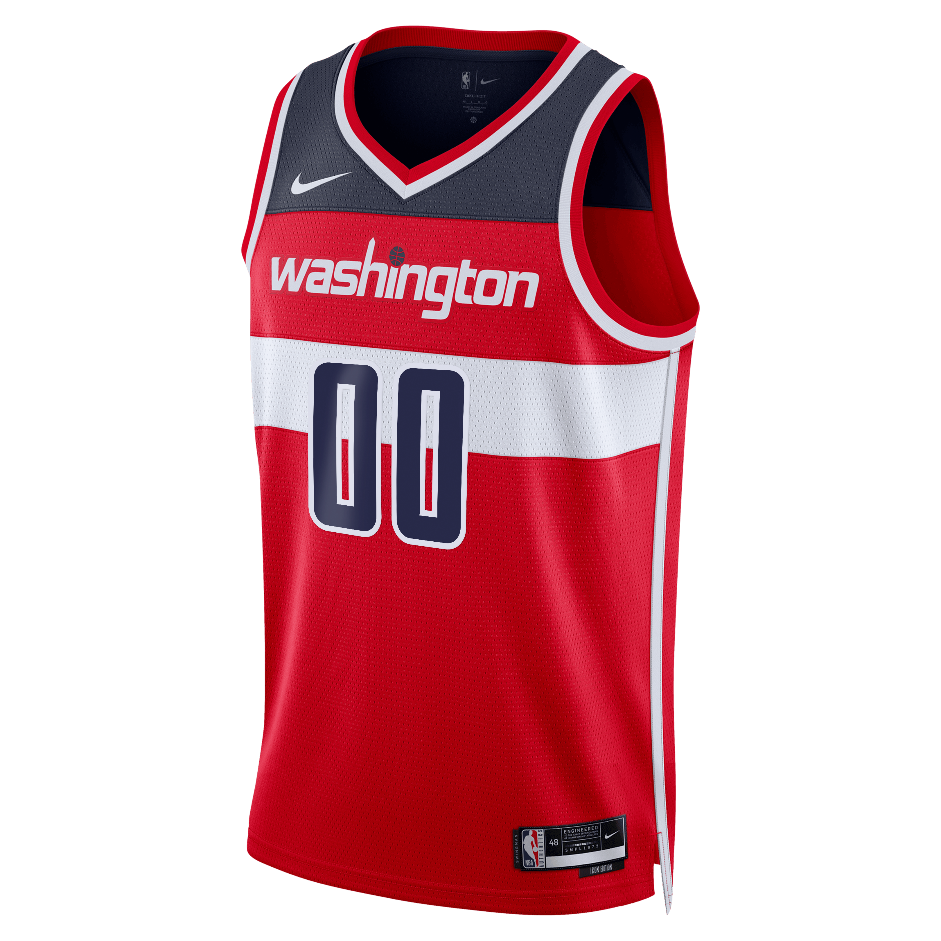 TBD Round Pick Washington Wizards Draft Jersey Red NBA Youth Fan Wear TBD Round Pick