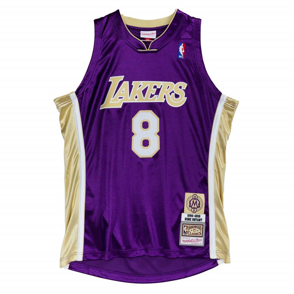 Kobe Bryant Los Angeles Lakers Throwback Jersey No.8 Purple NBA Youth Fan Wear