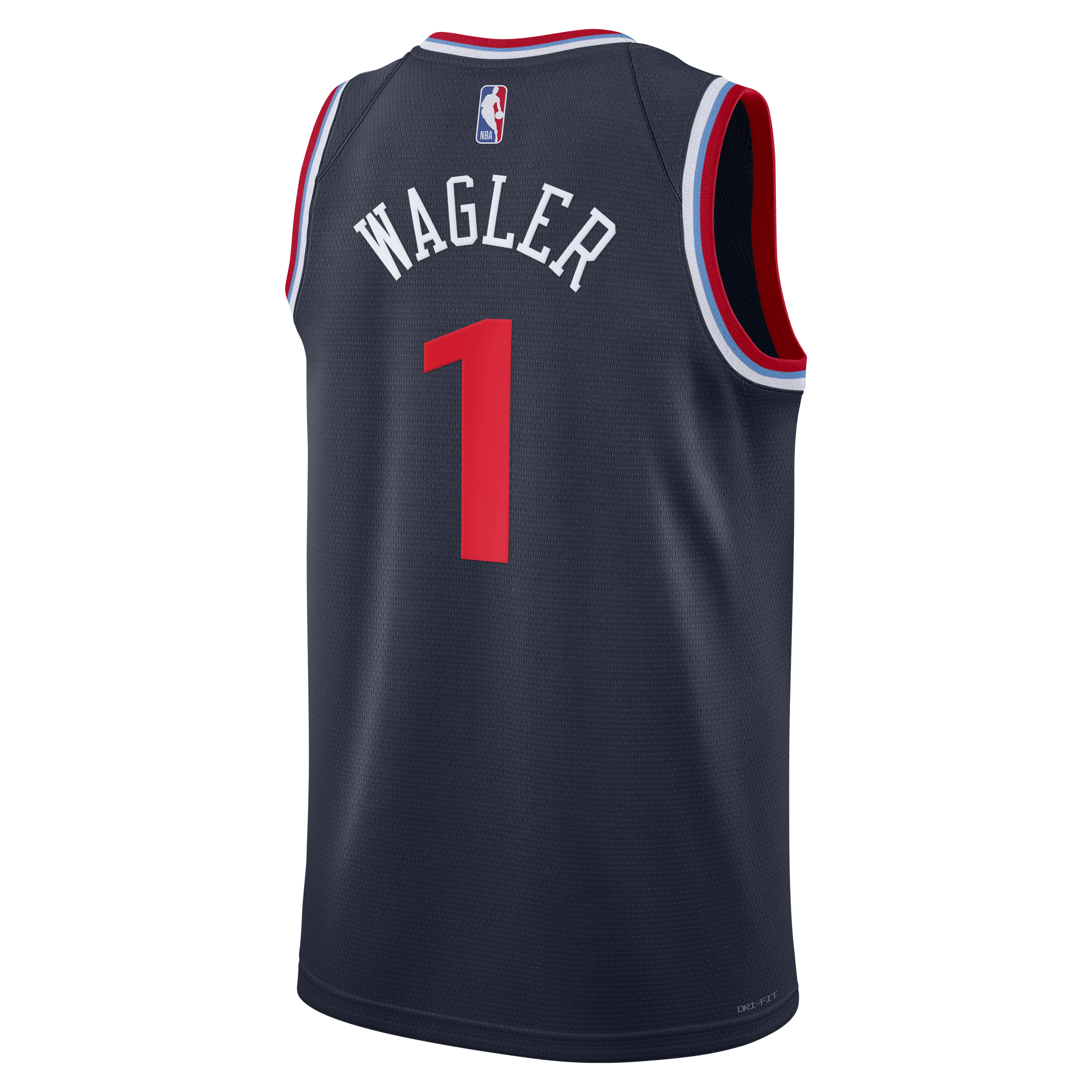 Keaton Wagler Los Angeles Clippers Icon Edition Jersey Navy NBA Youth Fan Wear Keaton Wagler