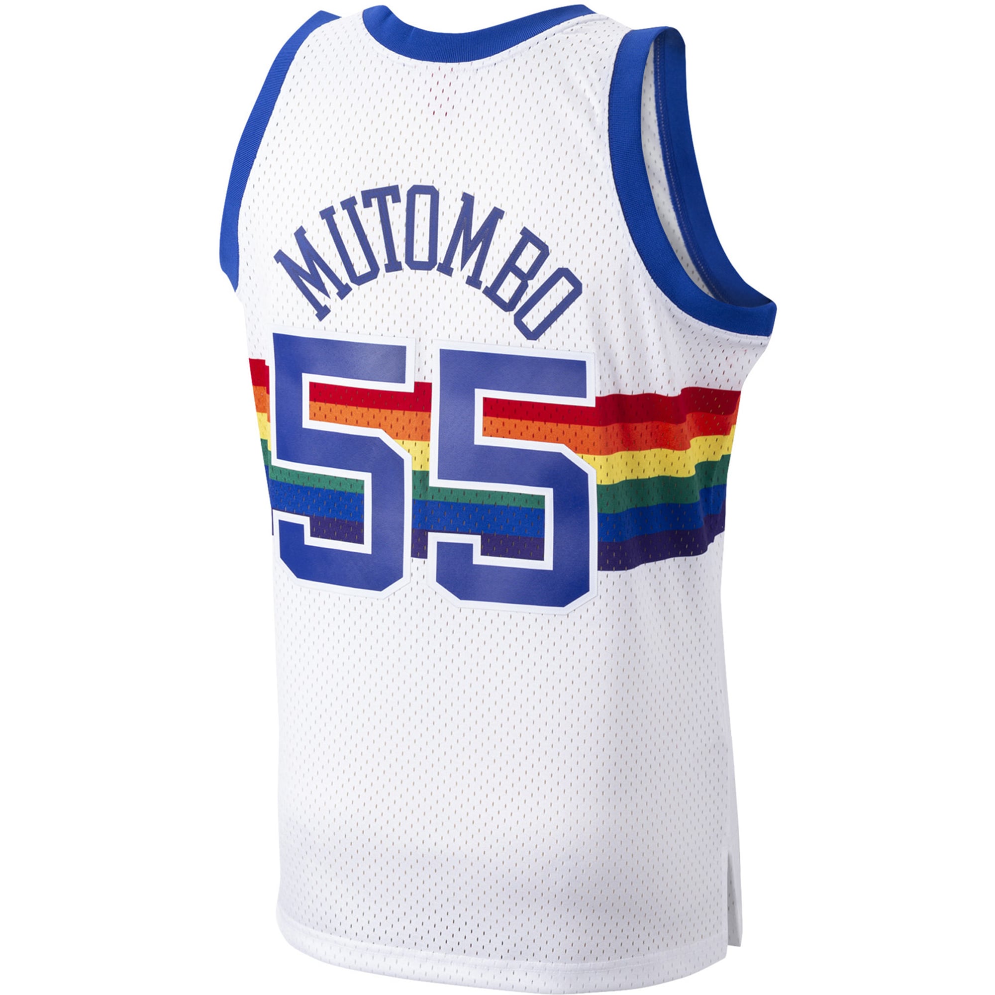 Dikembe Mutombo Denver Nuggets Jersey White NBA Youth Fan Wear