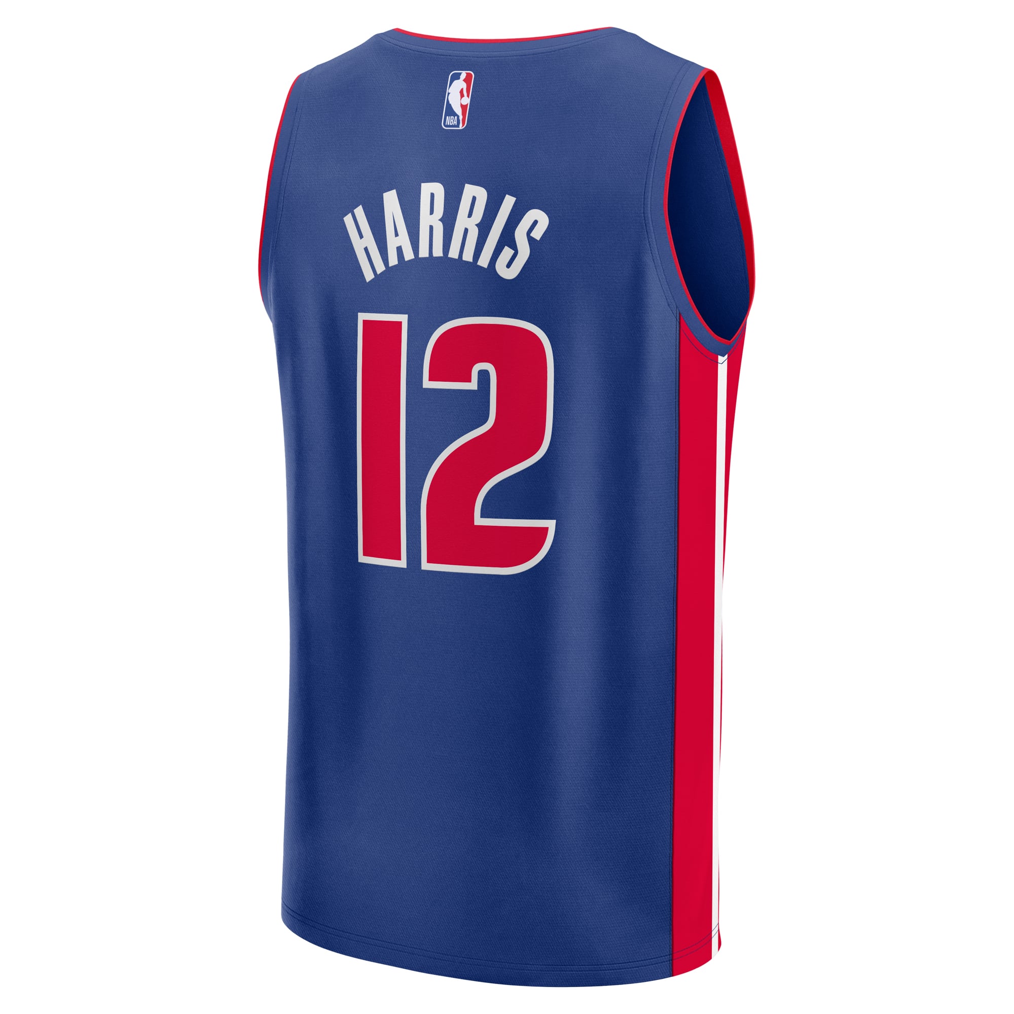 Tobias Harris Detroit Pistons Jersey Blue NBA Women Fan Wear Tobias Harris