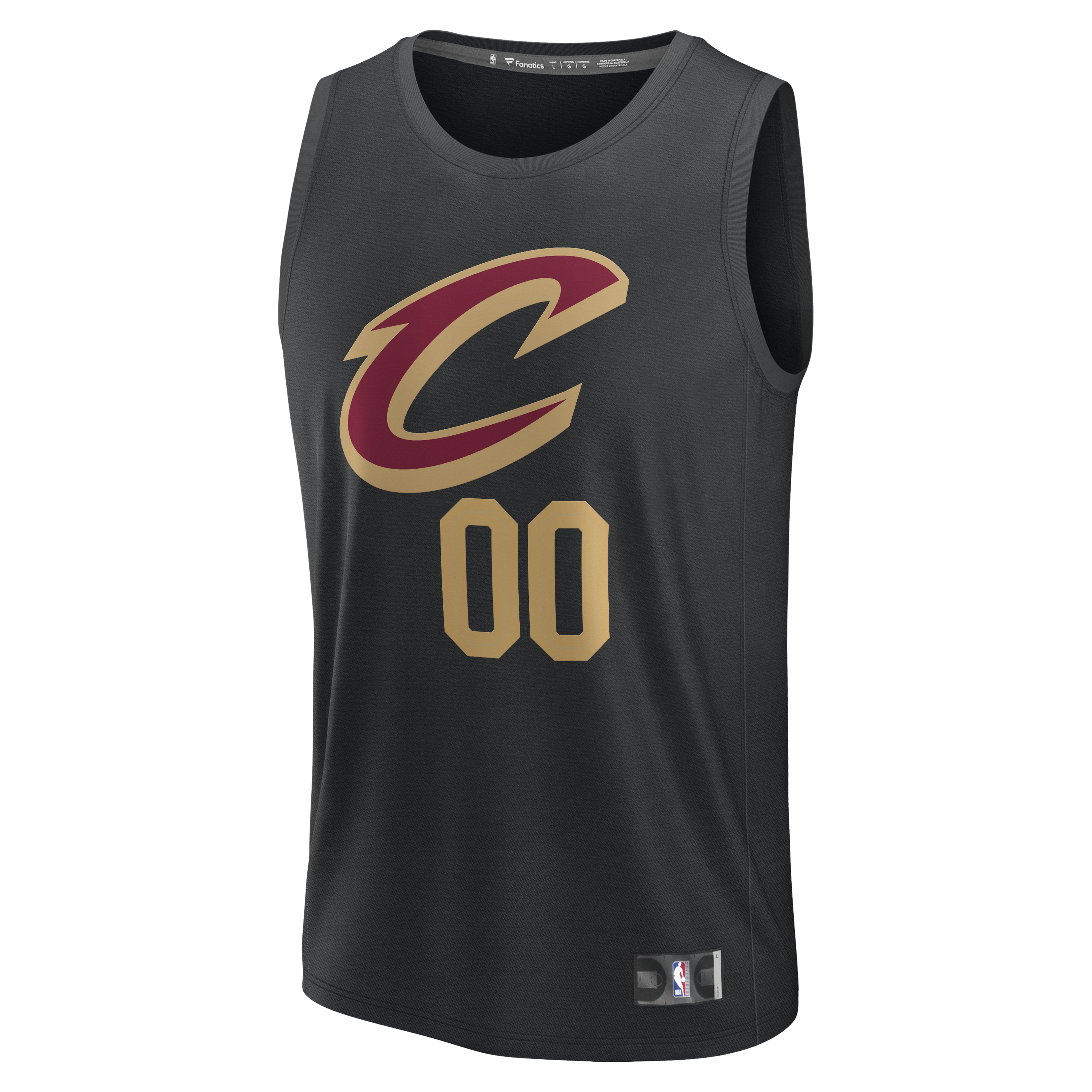 Cleveland Cavaliers Statement Edition Jersey Black NBA Youth Fan Wear Custom Number