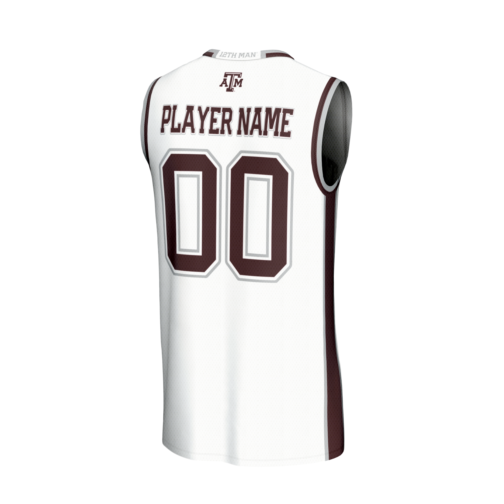 Texas Aggies Collegiate NBA Jersey White NBA Women Fan Wear Texas Aggies Collegiate