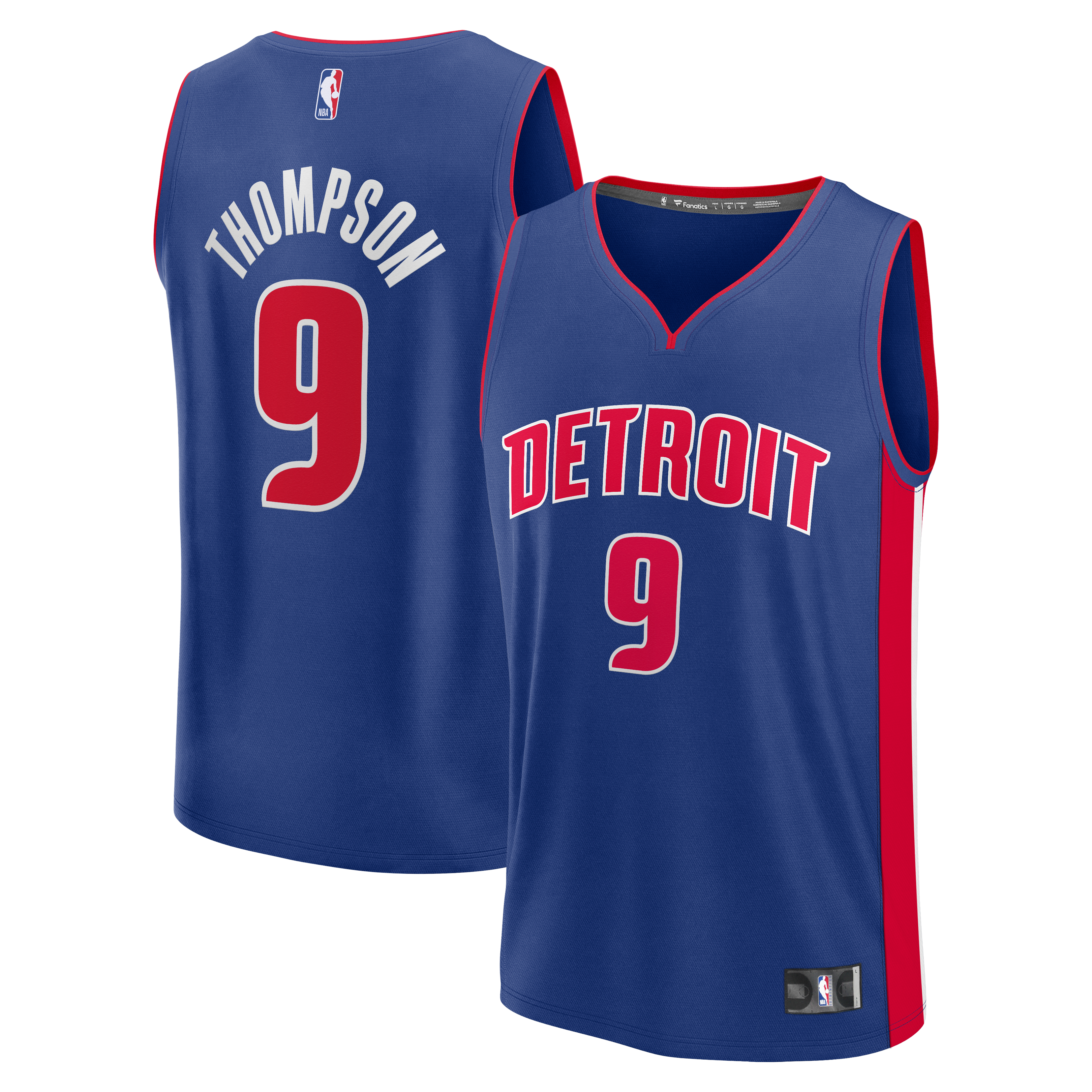 Ausar Thompson Detroit Pistons Jersey Blue NBA Women Fan Wear