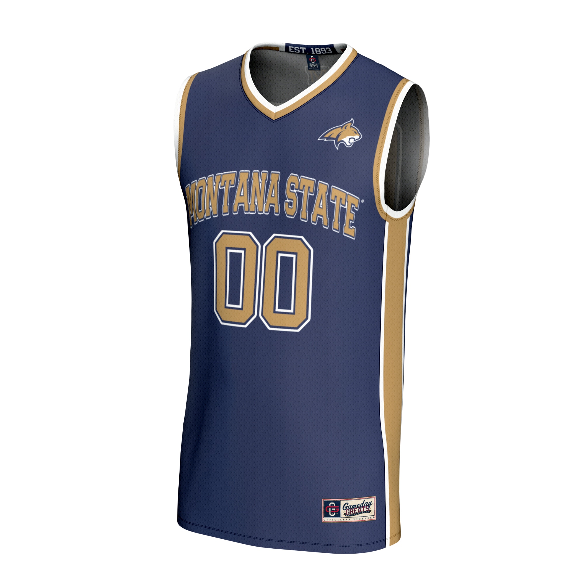 Montana Bobcats NBA Jersey Navy NBA Women Fan Wear Montana Bobcats