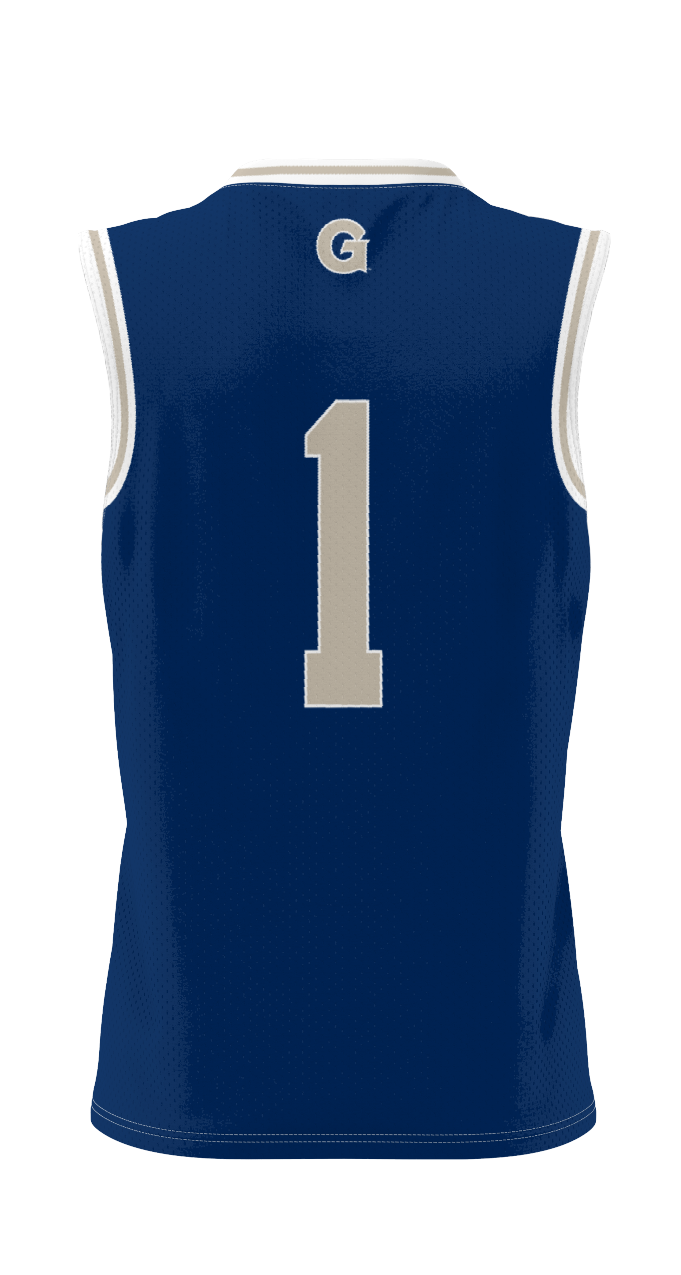 Georgetown Hoyas NBA Jersey Navy NBA Men Fan Wear