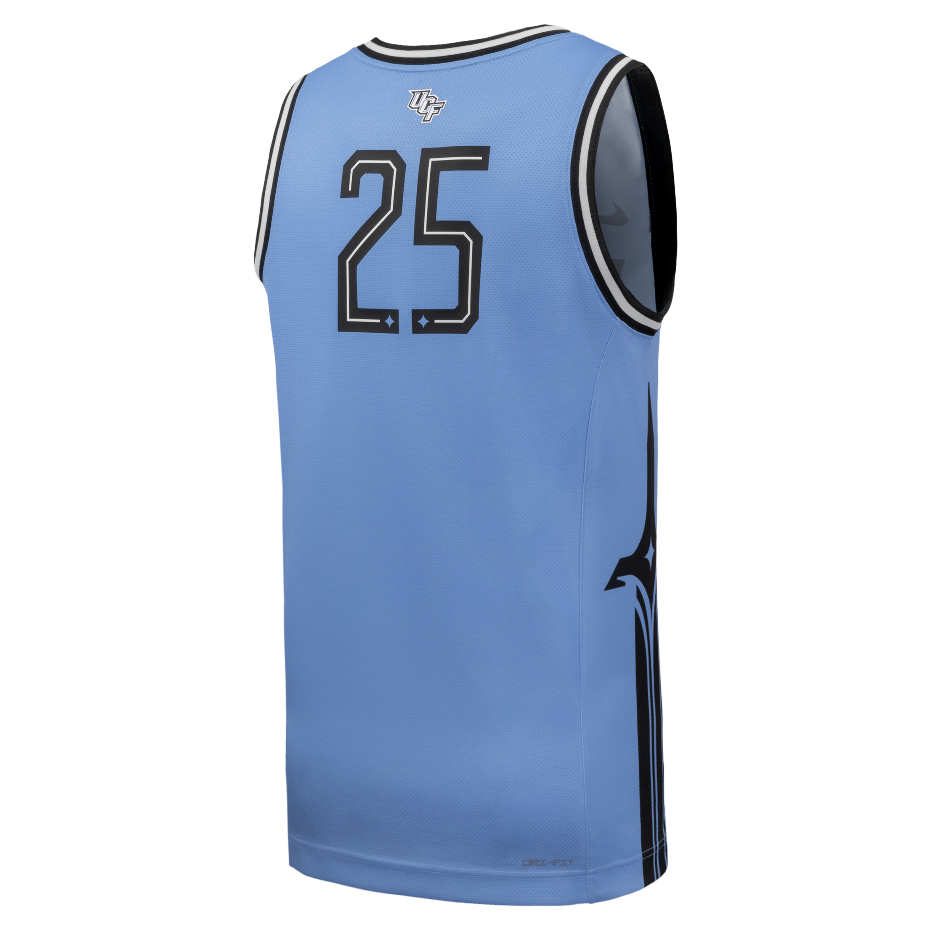 UCF Knights Space NBA Jersey Light Blue NBA Men Fan Wear UCF Knights Space